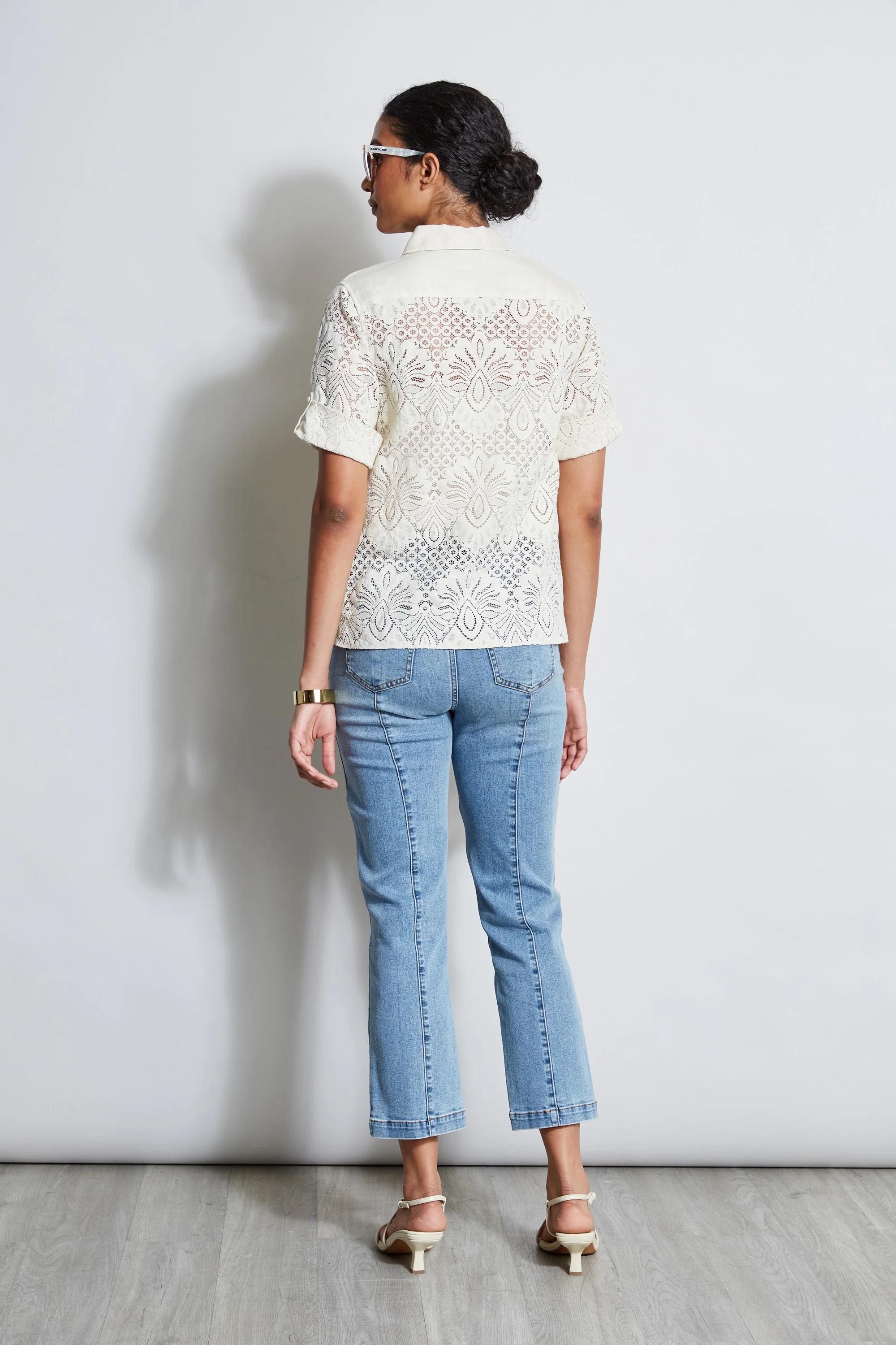 Short Sleeve Lace Utility Shirt - Image 5