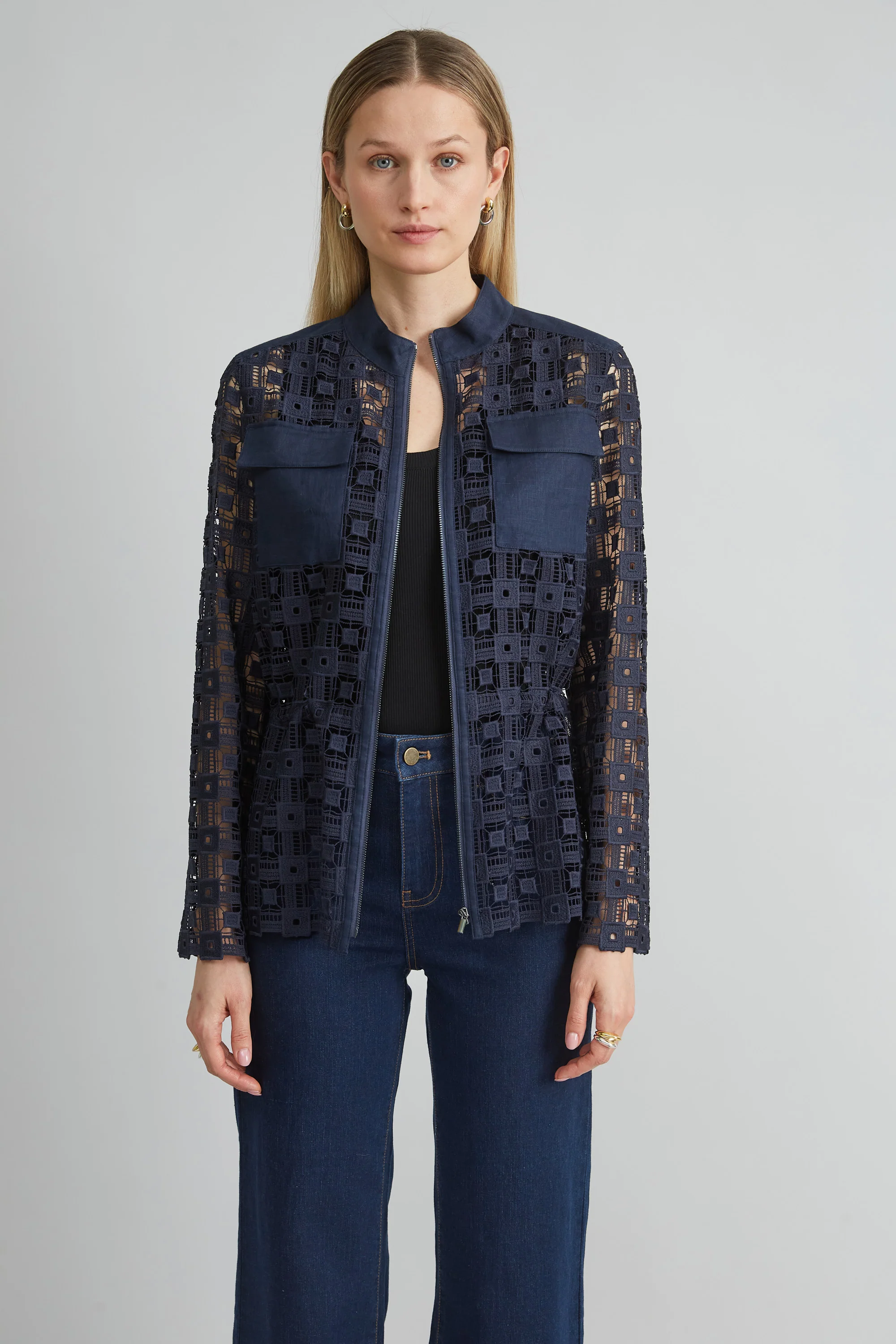 Lace Utility Jacket