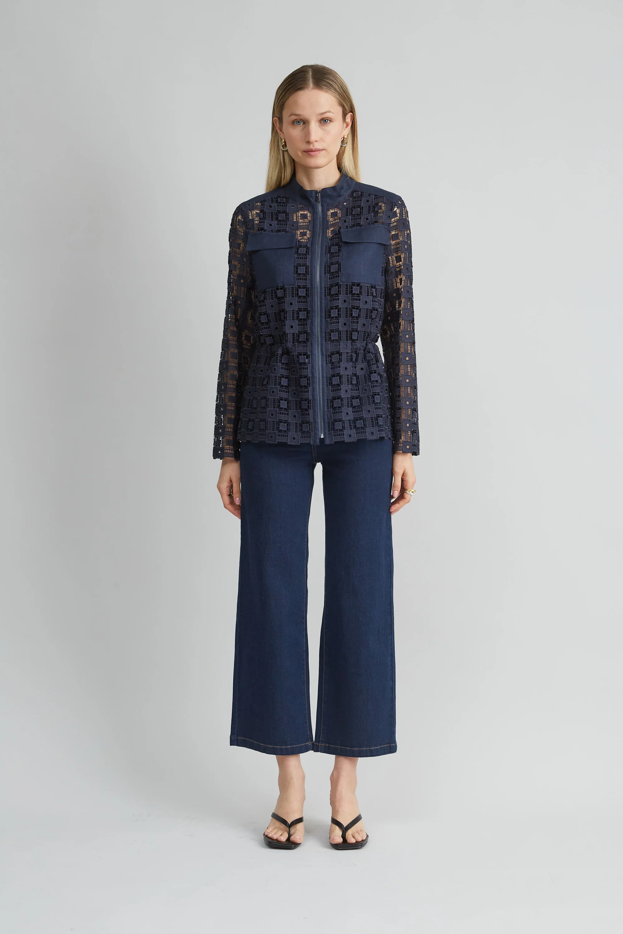 Lace Utility Jacket - Image 2