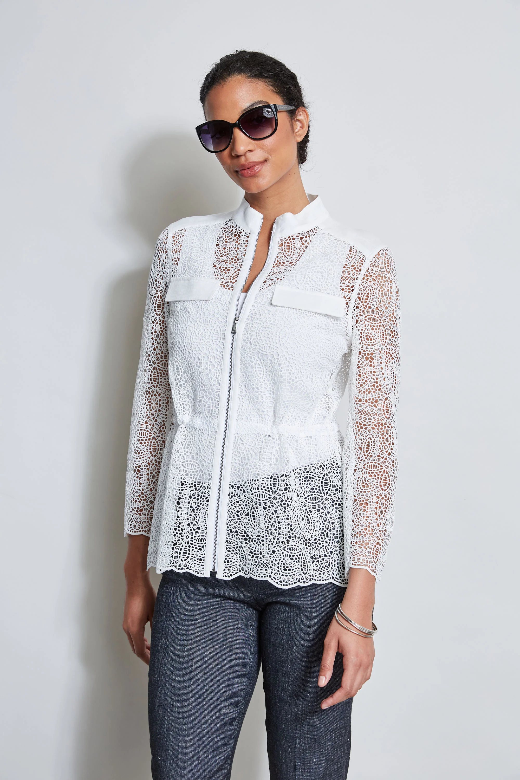 Lace Utility Jacket - Image 4