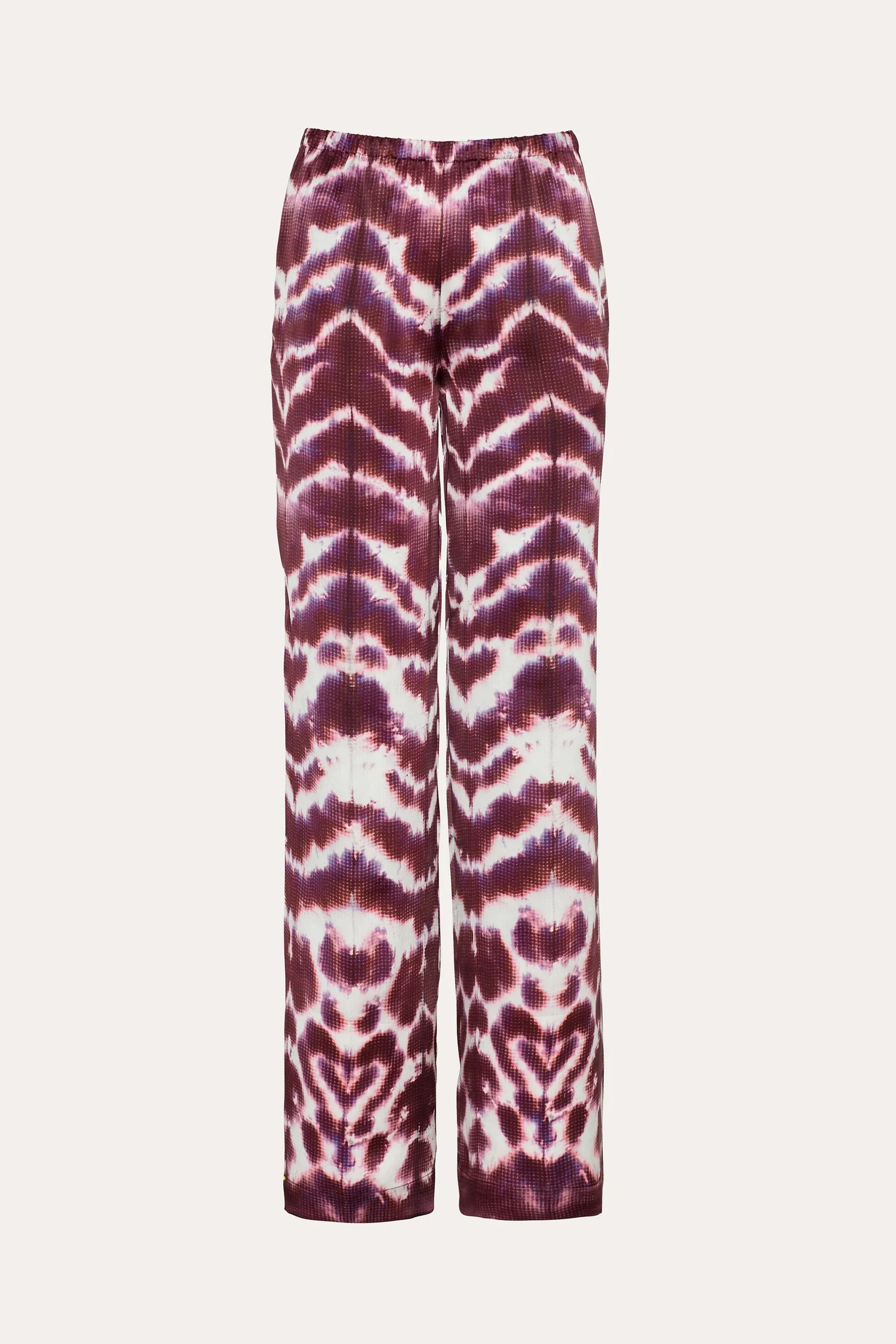 Lila Ikat Silk Pant - Image 2