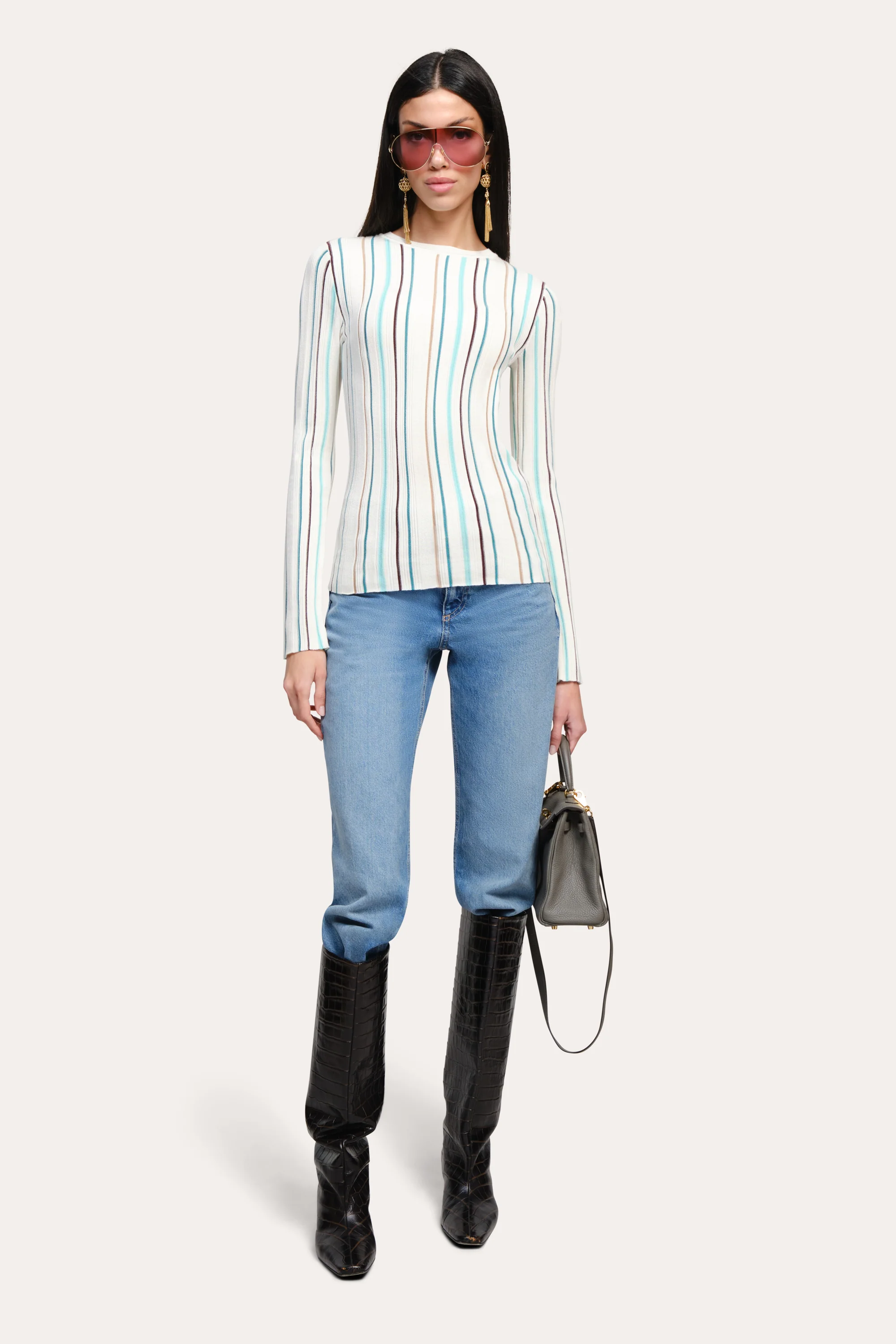 Lucia Silk Wool Top - Image 5