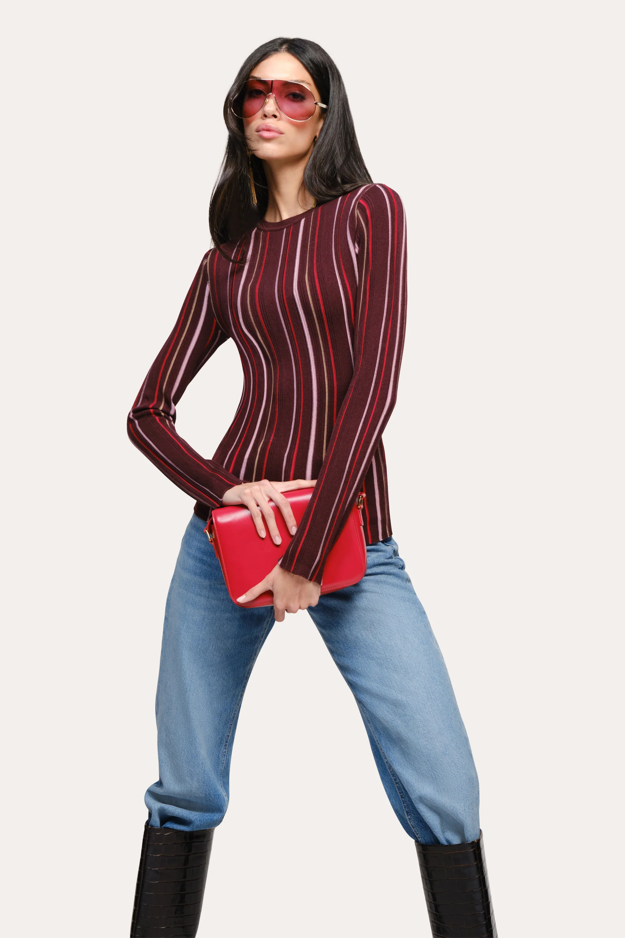 Lucia Silk Wool Top - Image 5