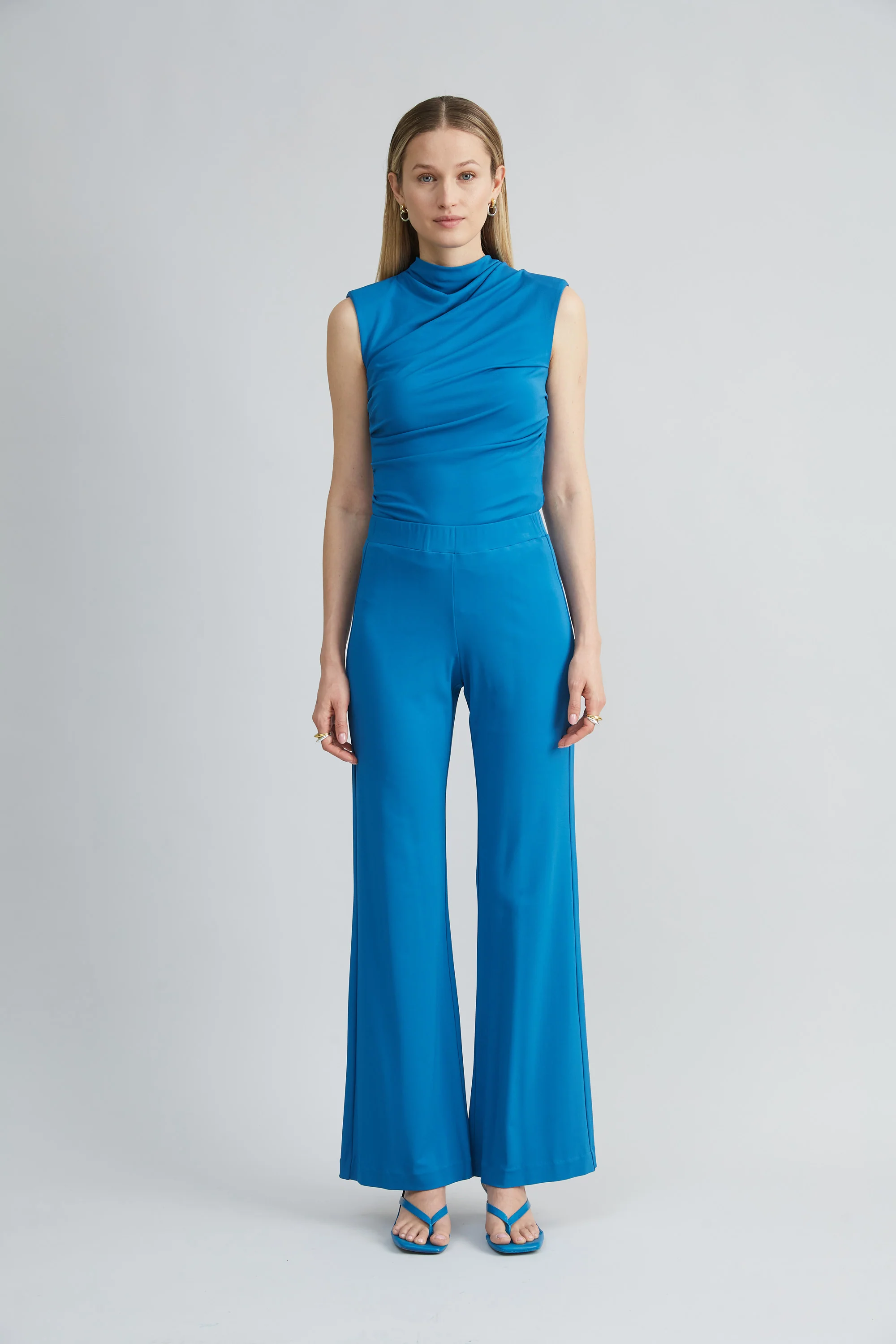 Matte Jersey Wide Leg Pant - Image 2