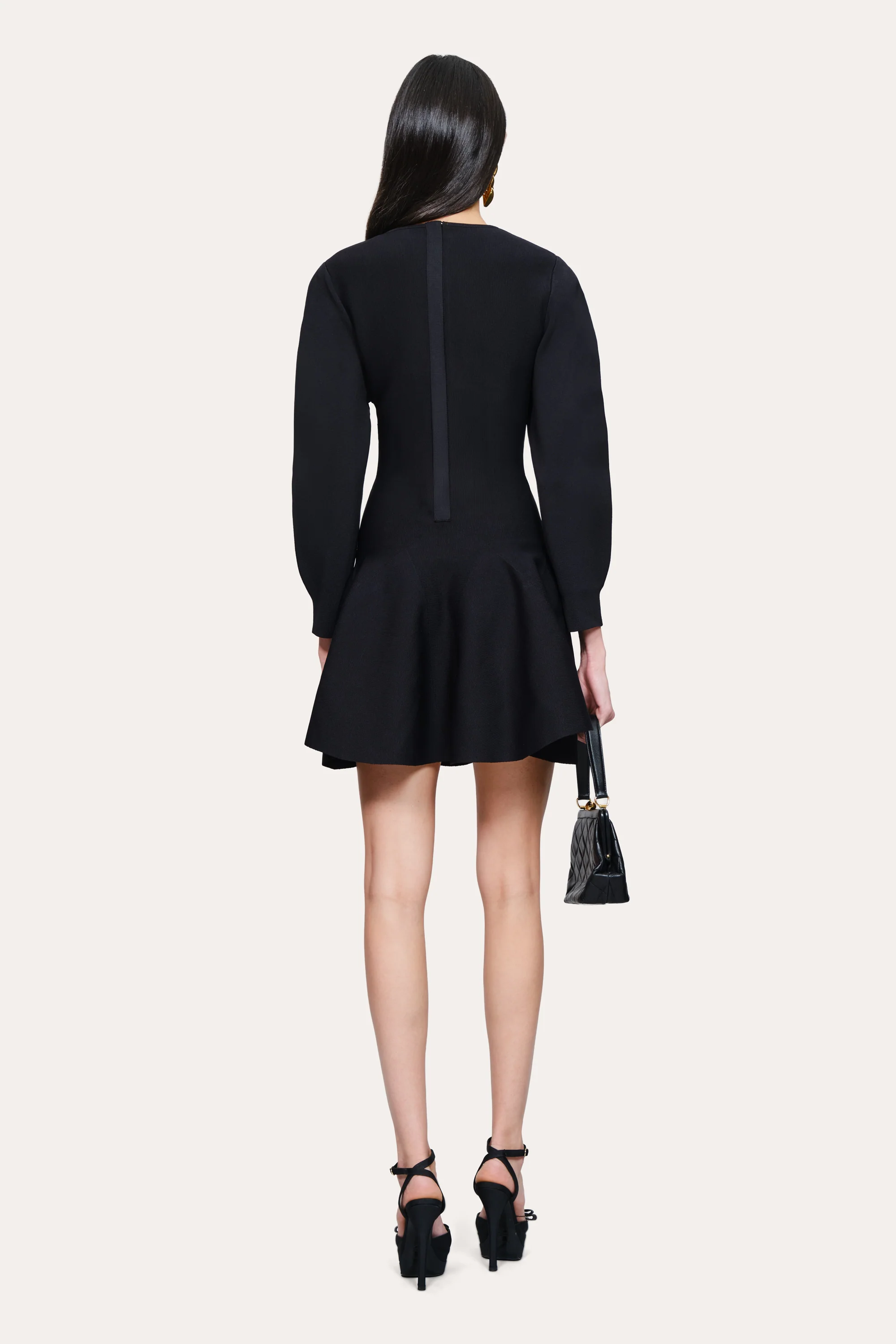 Ruched Mesh Dress - Image 3
