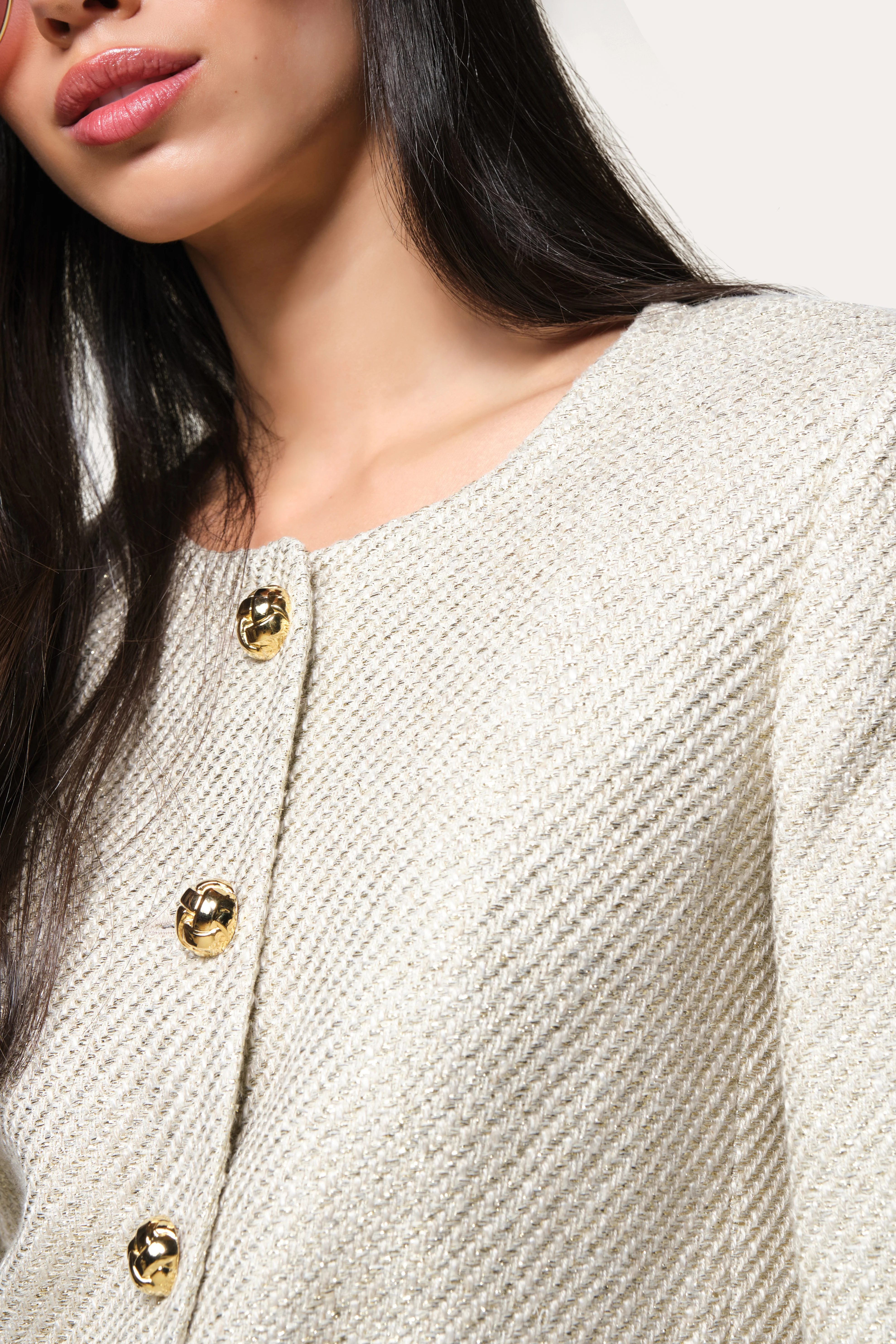 Tweed Lurex Jacket - Image 4