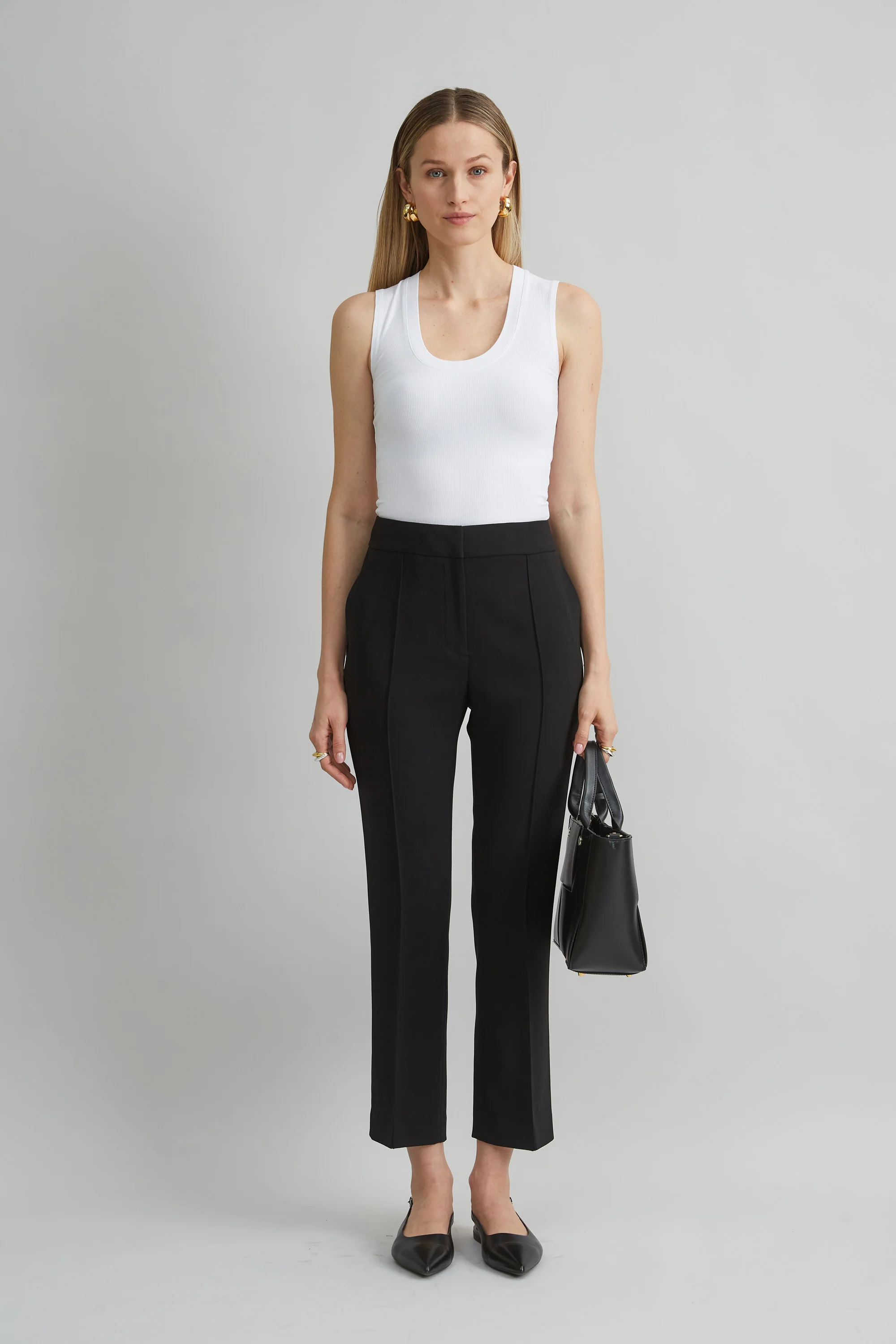 Micro Flare Crepe Pant - Image 3