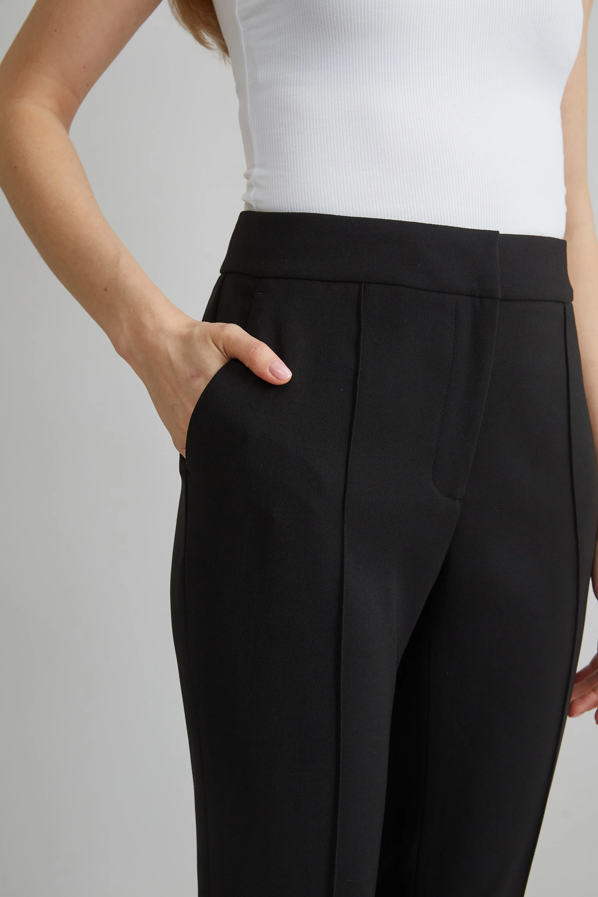 Micro Flare Crepe Pant - Image 4