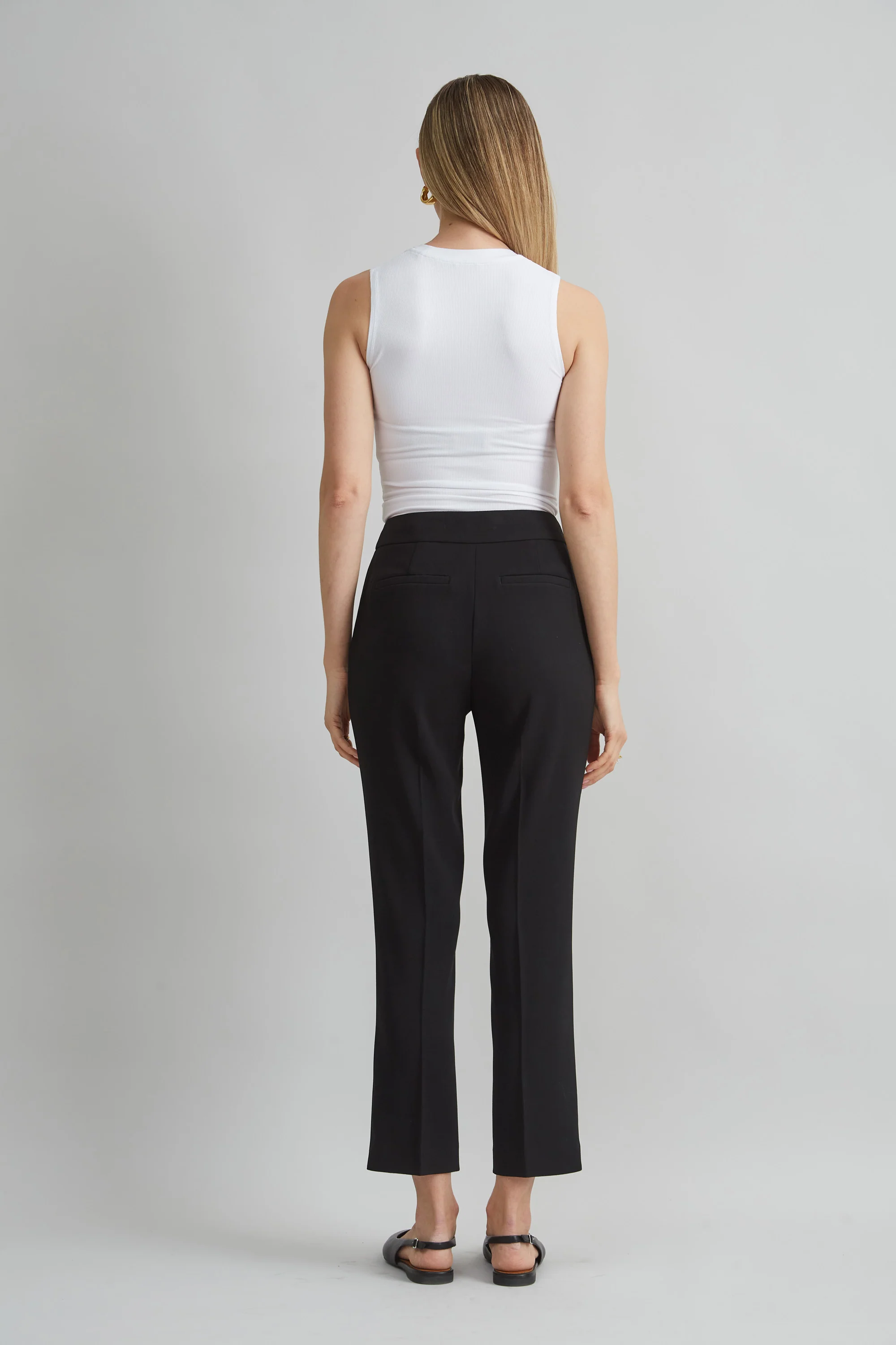 Micro Flare Crepe Pant - Image 5