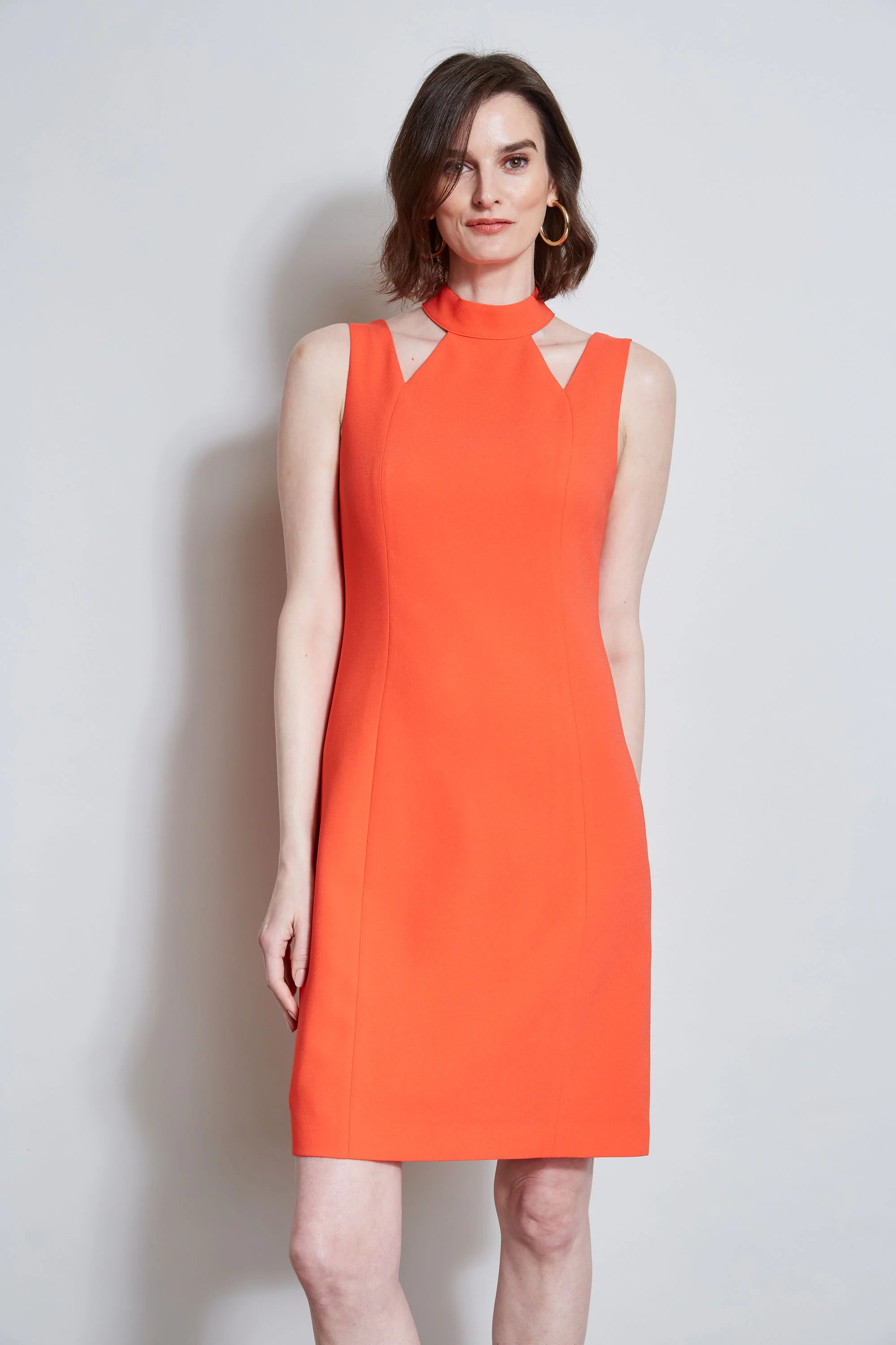 Mock Neck Cut Out Dress - Image 2