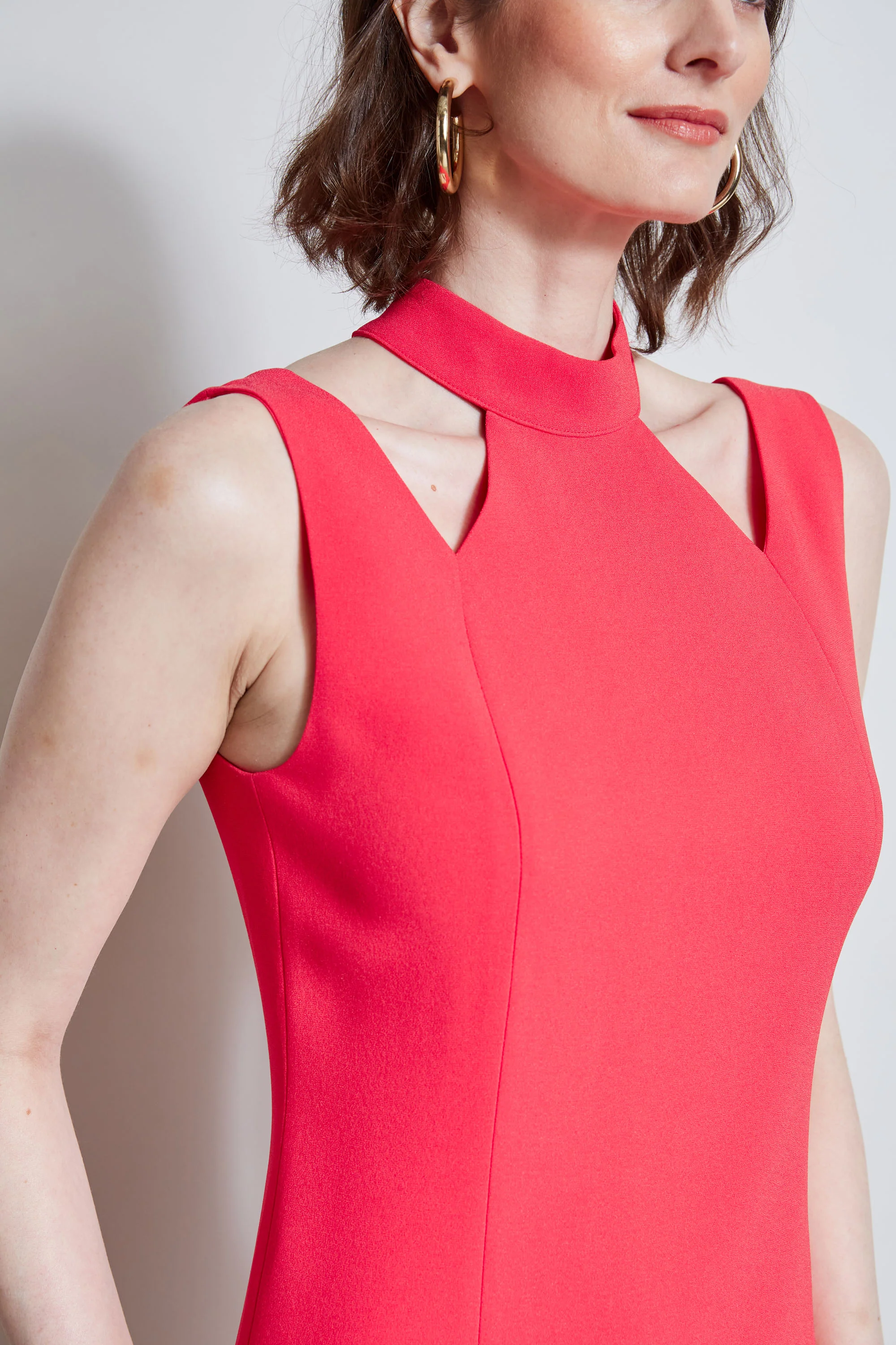 Mock Neck Cut Out Dress - Image 4