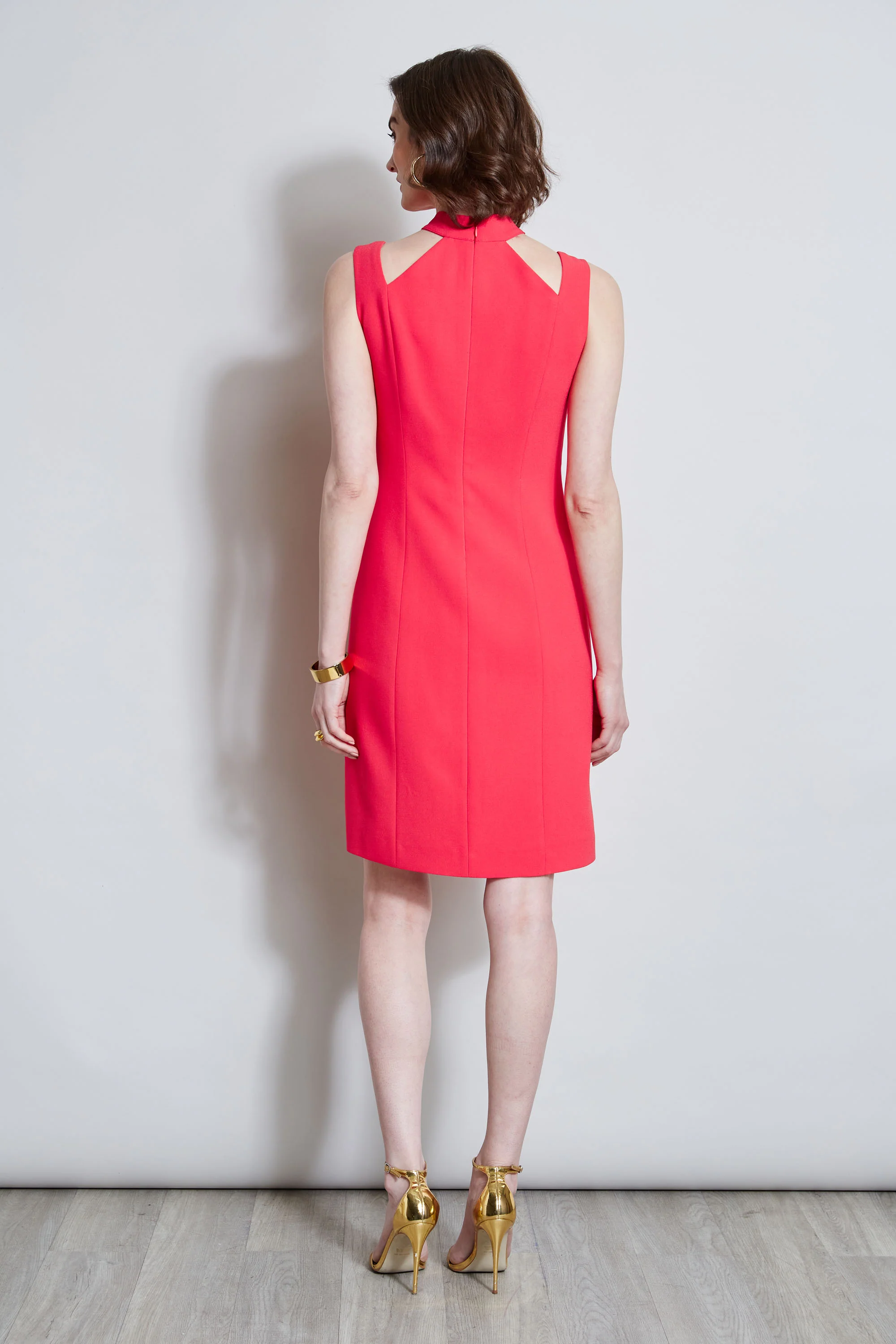 Mock Neck Cut Out Dress - Image 5
