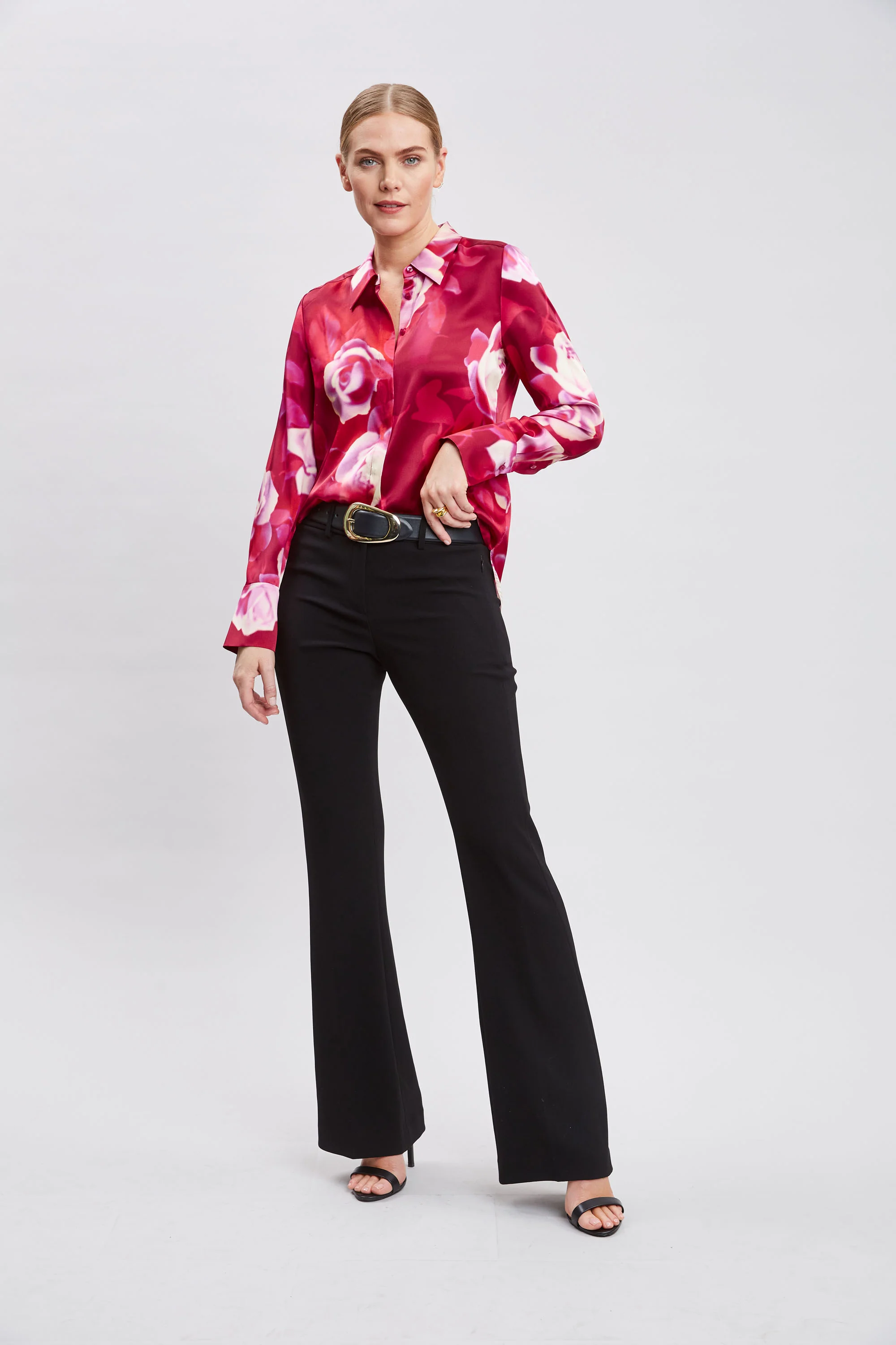Silk Satin Moulin Rouge Shirt - Image 3