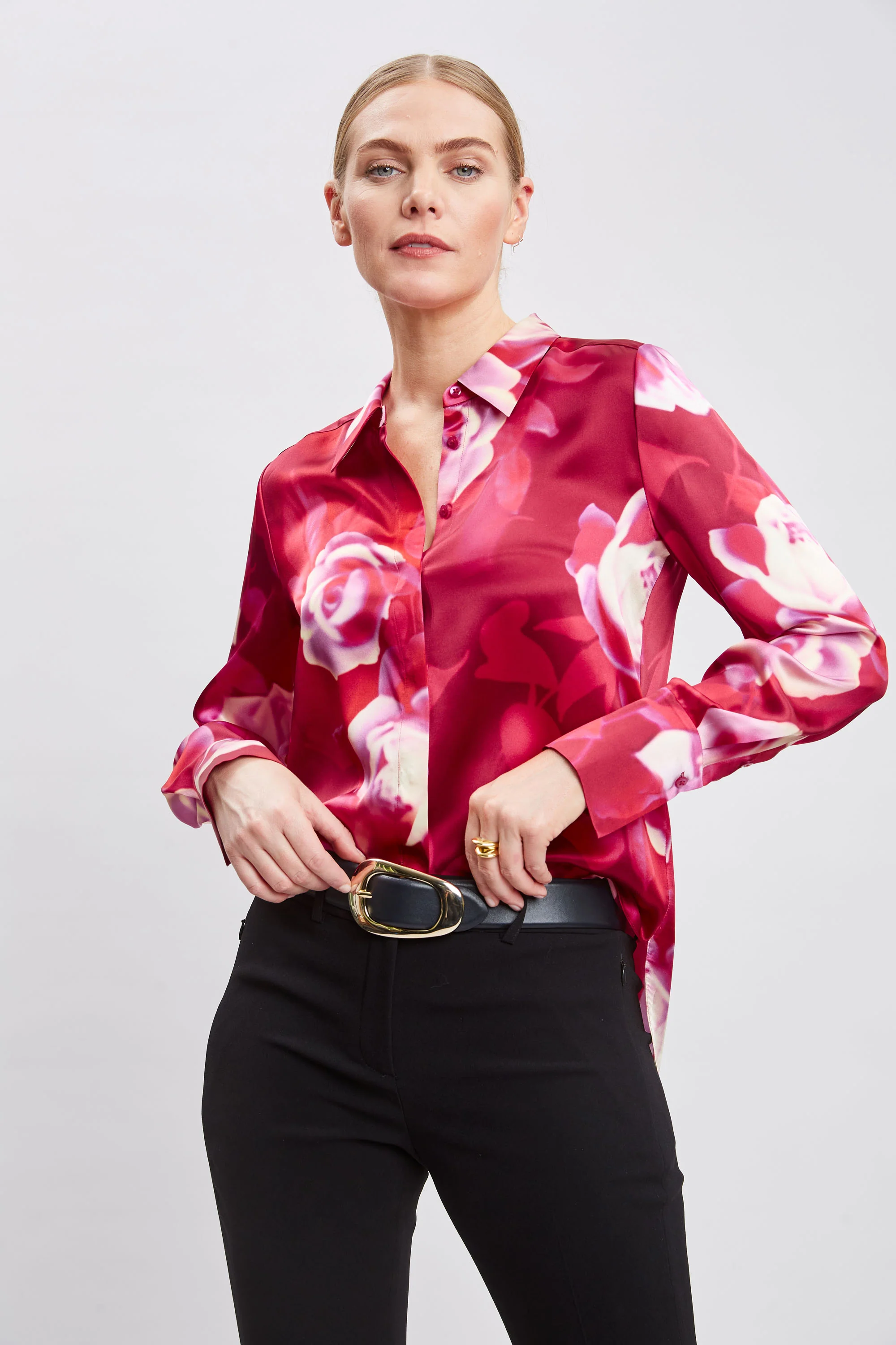 Silk Satin Moulin Rouge Shirt - Image 5