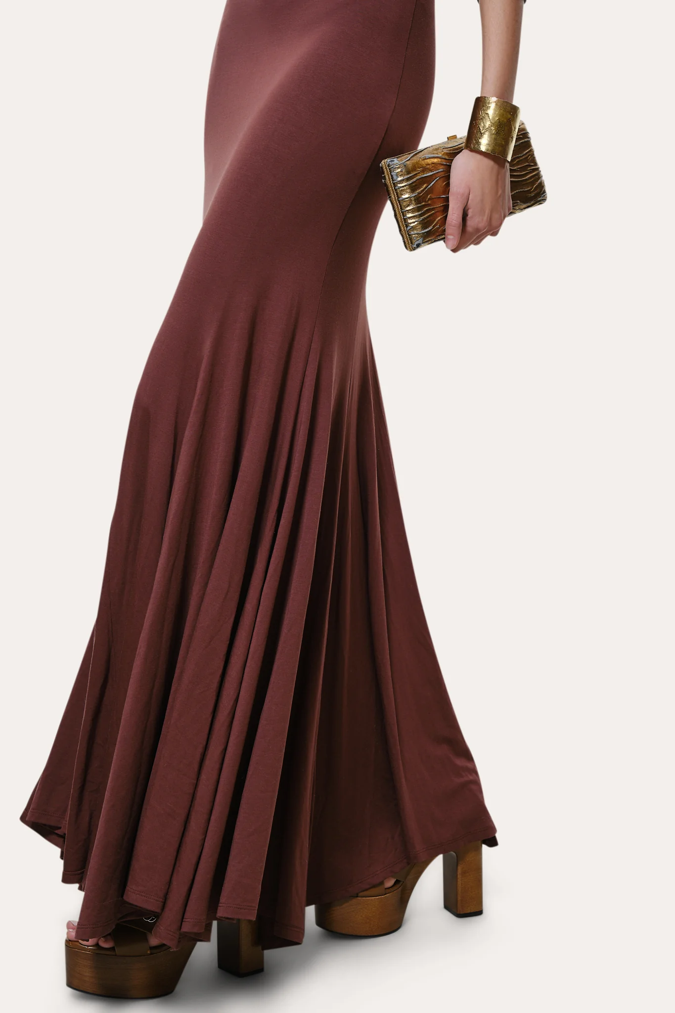 Olympia Off-Shoulder Flare Dress - Image 5