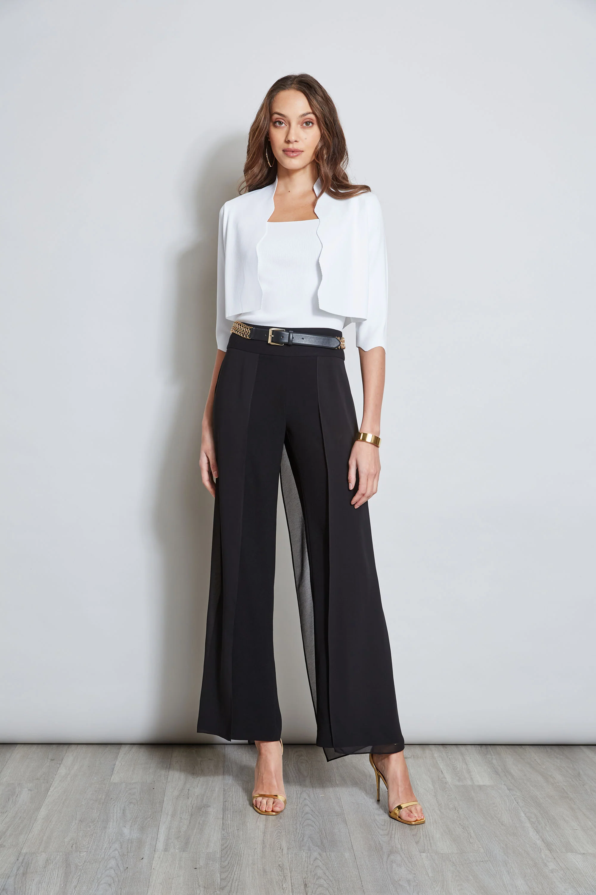 Chiffon Panel Pant - HOLD - Image 3