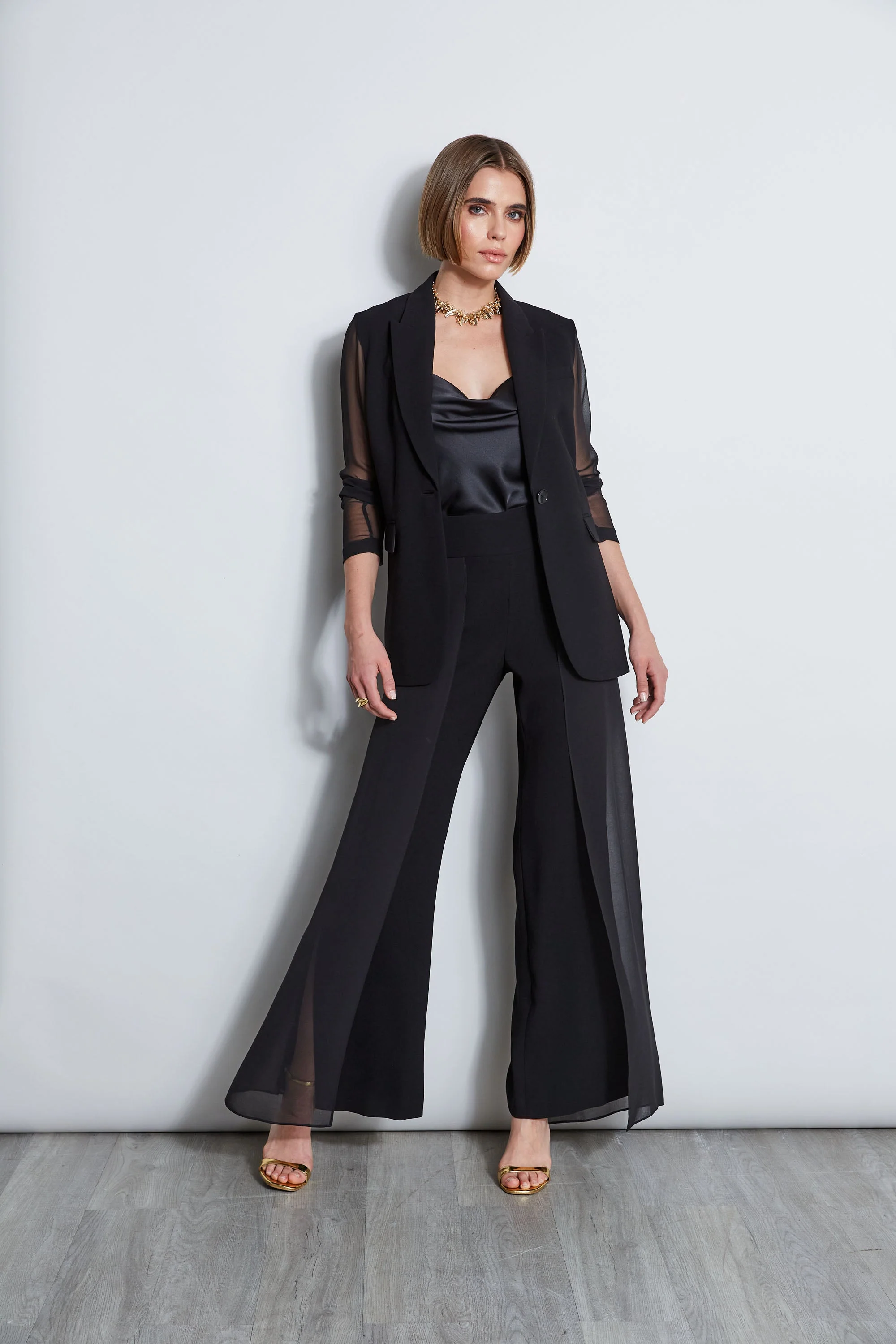 Chiffon Panel Pant - HOLD - Image 6