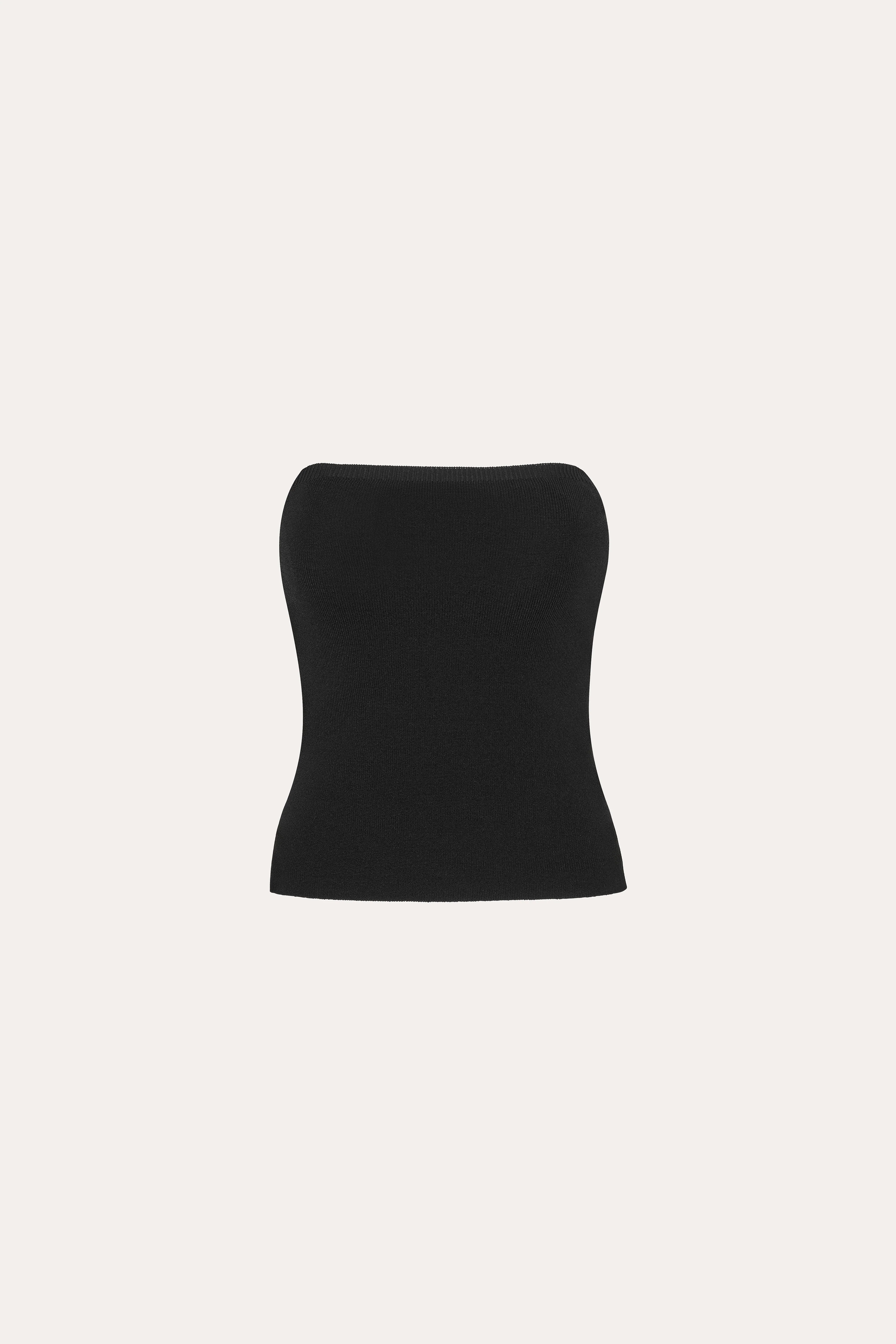 Overlay Two Piece Tube Top Sweater - Image 5