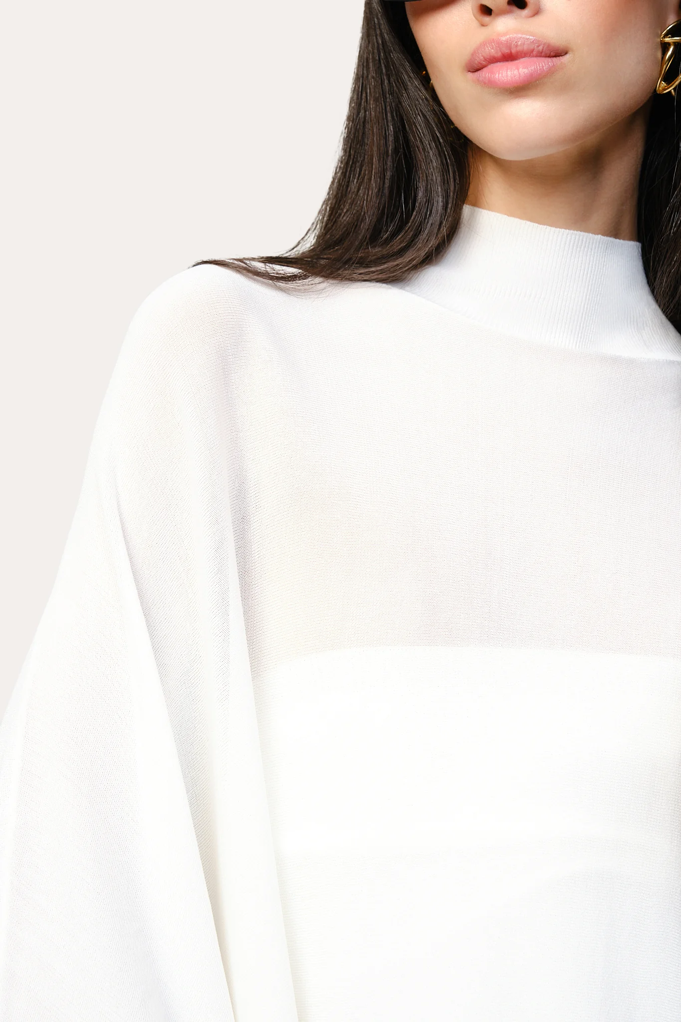 Overlay Two Piece Tube Top Sweater - Image 3