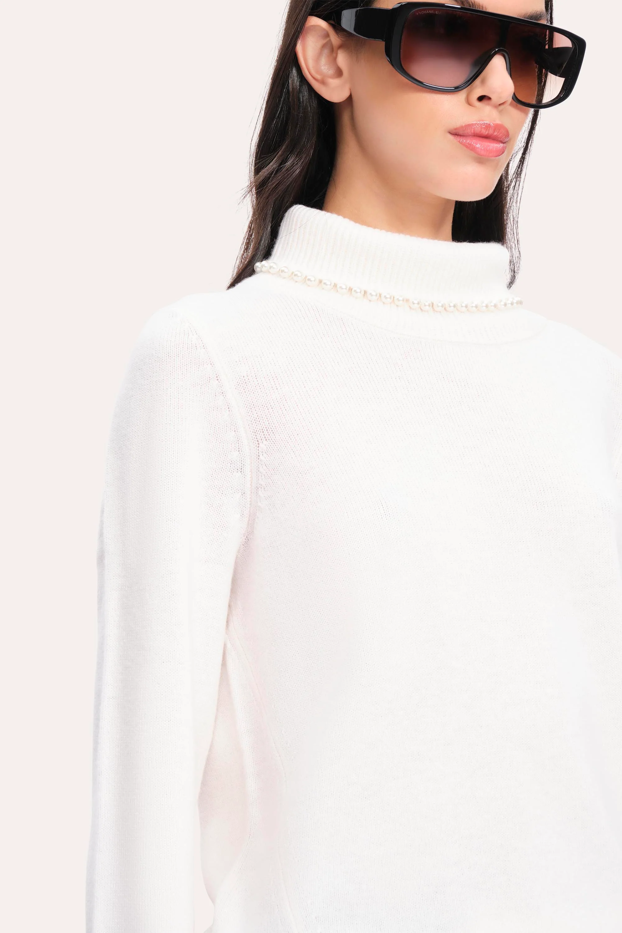 Pearl Cash-Wool Sweater - Image 3