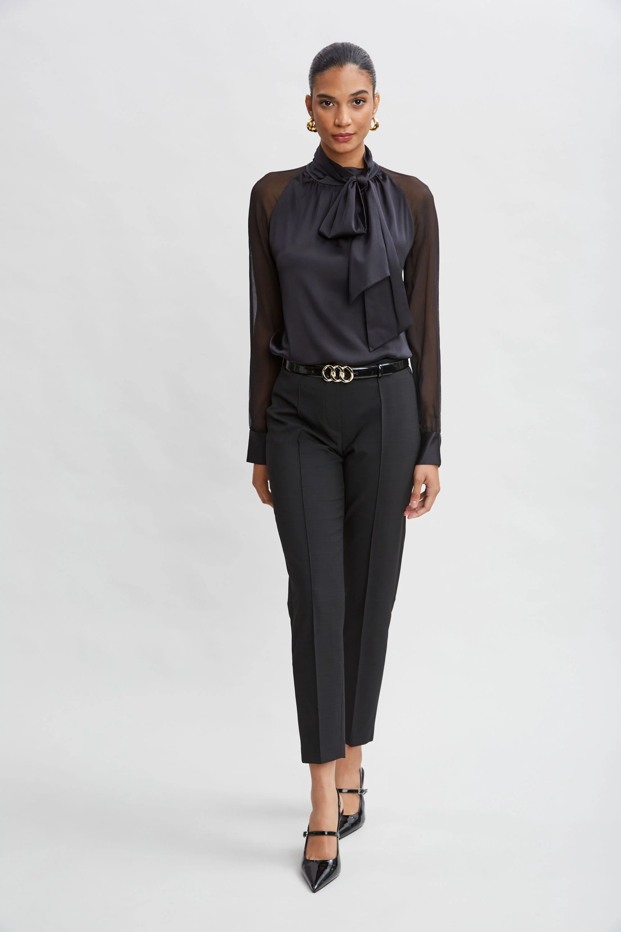 Pintuck Slim Pant - Image 2