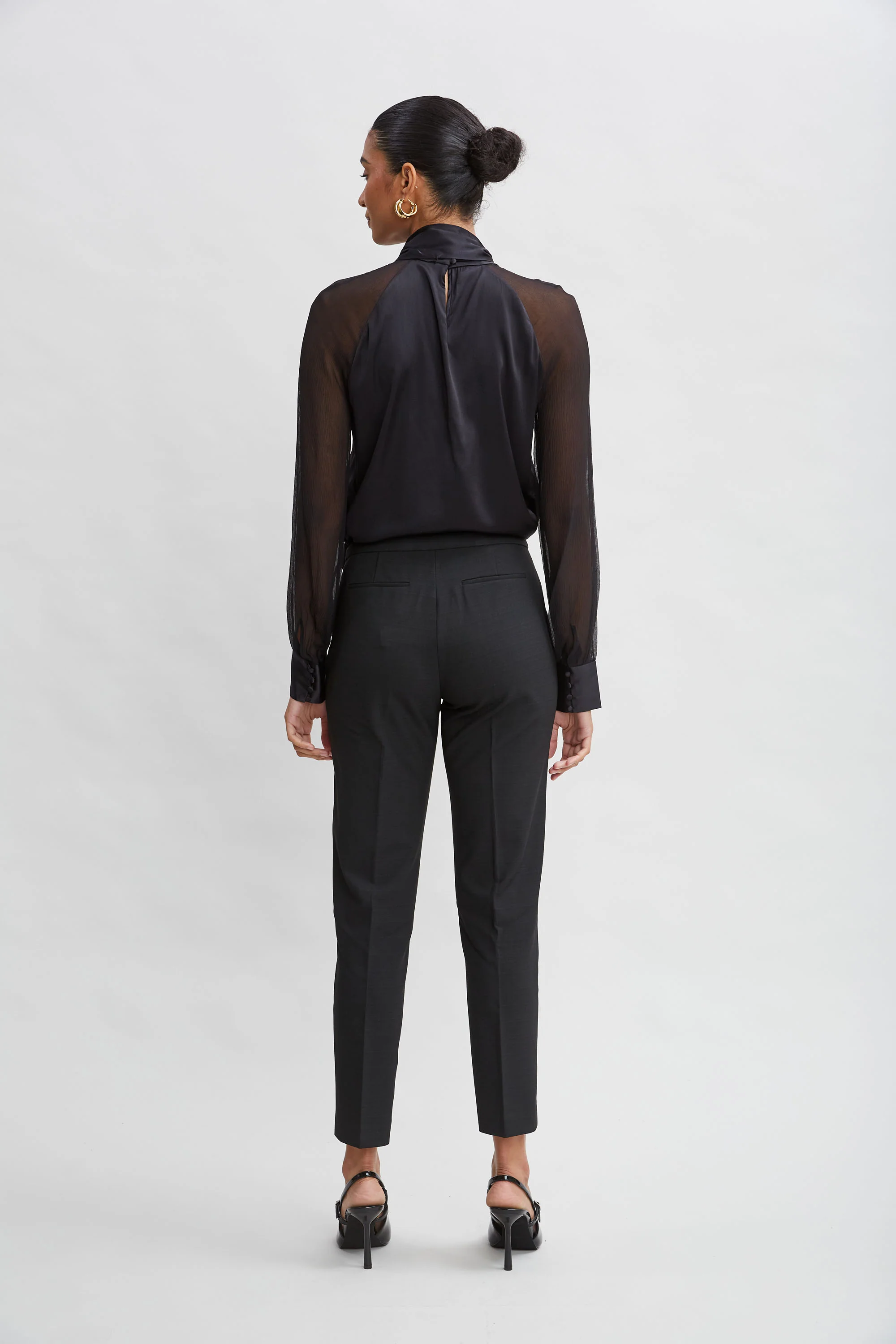 Pintuck Slim Pant - Image 4