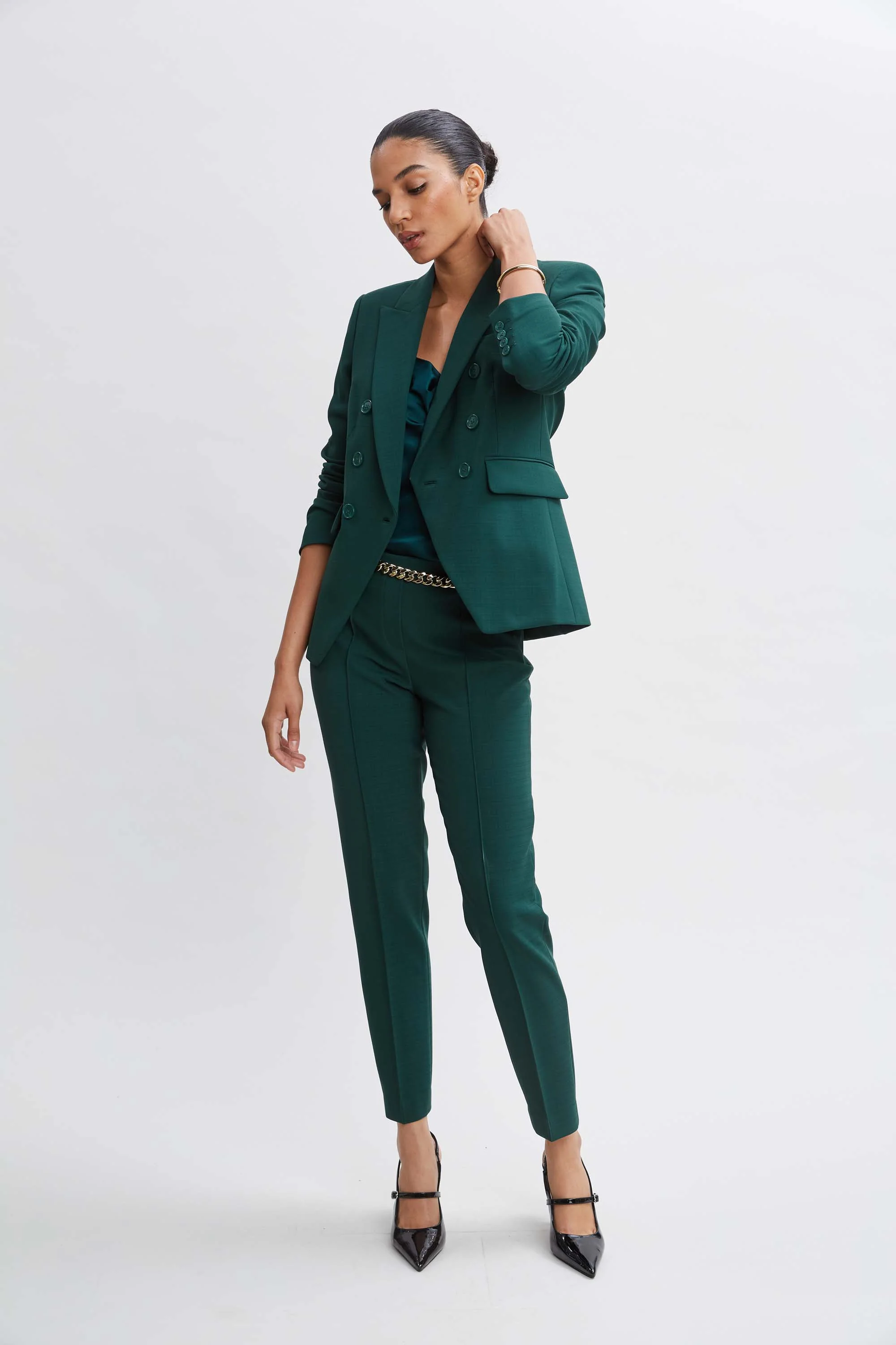Pintuck Slim Pant - Image 2
