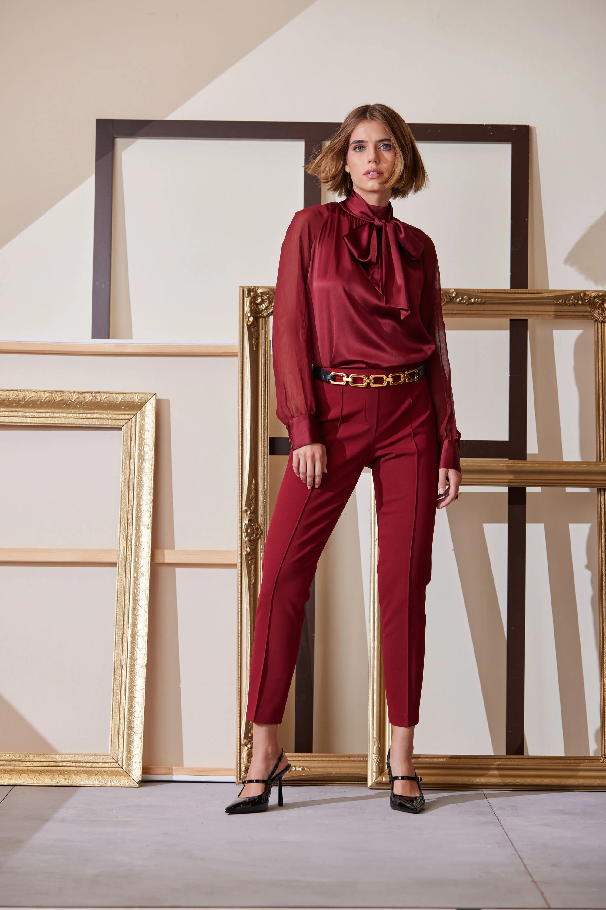 Pintuck Slim Pant - Image 2