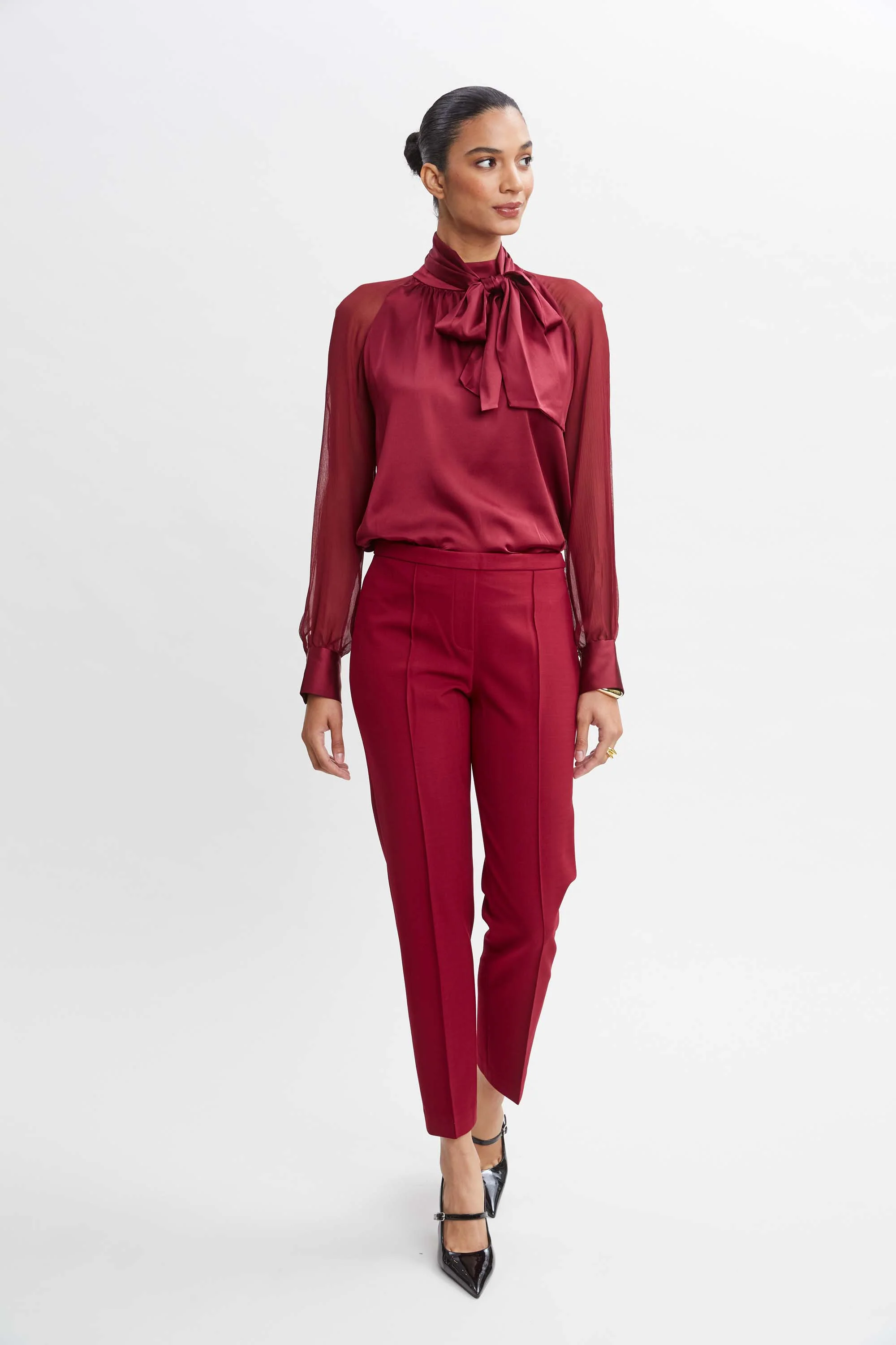 Pintuck Slim Pant - Image 3