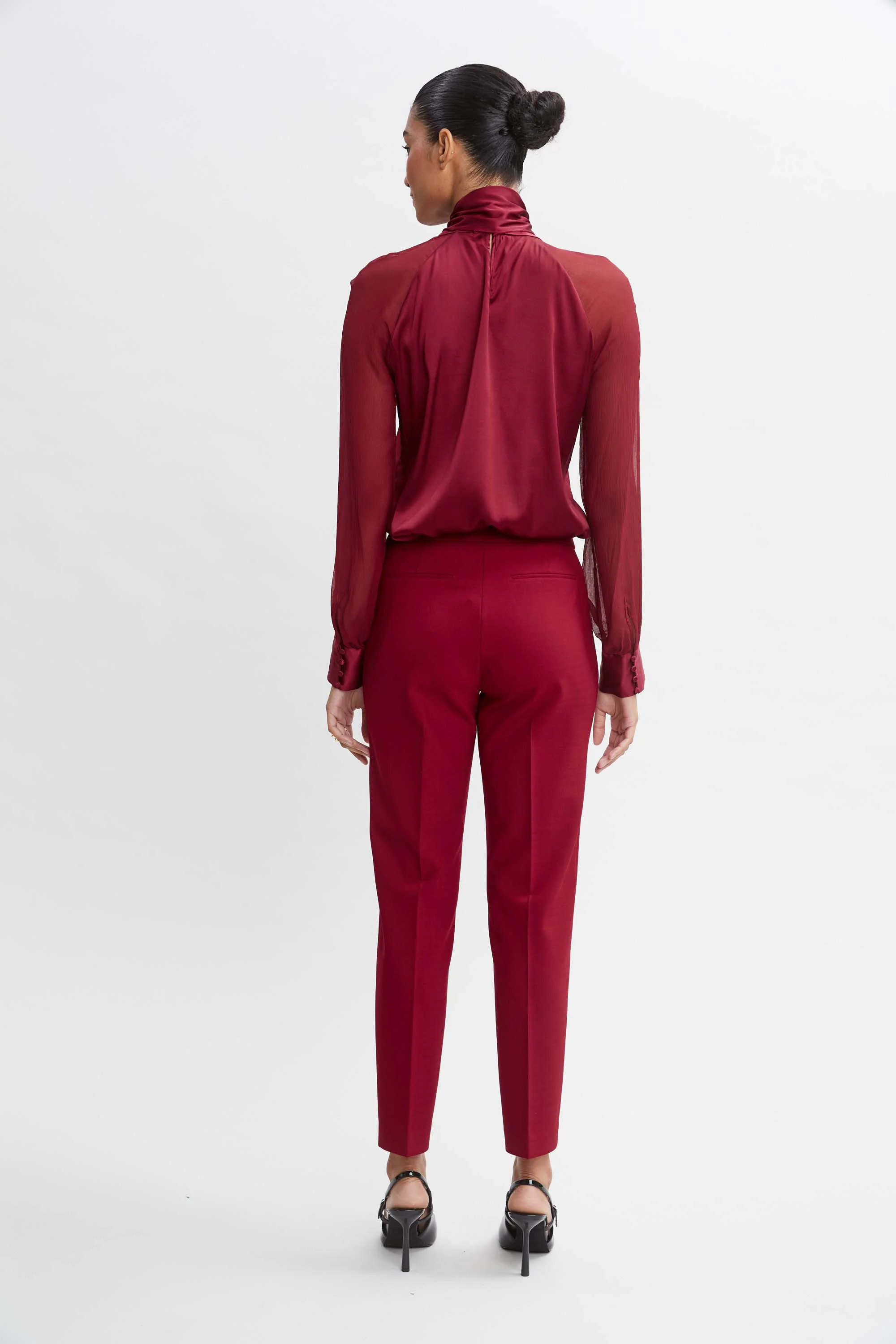 Pintuck Slim Pant - Image 5