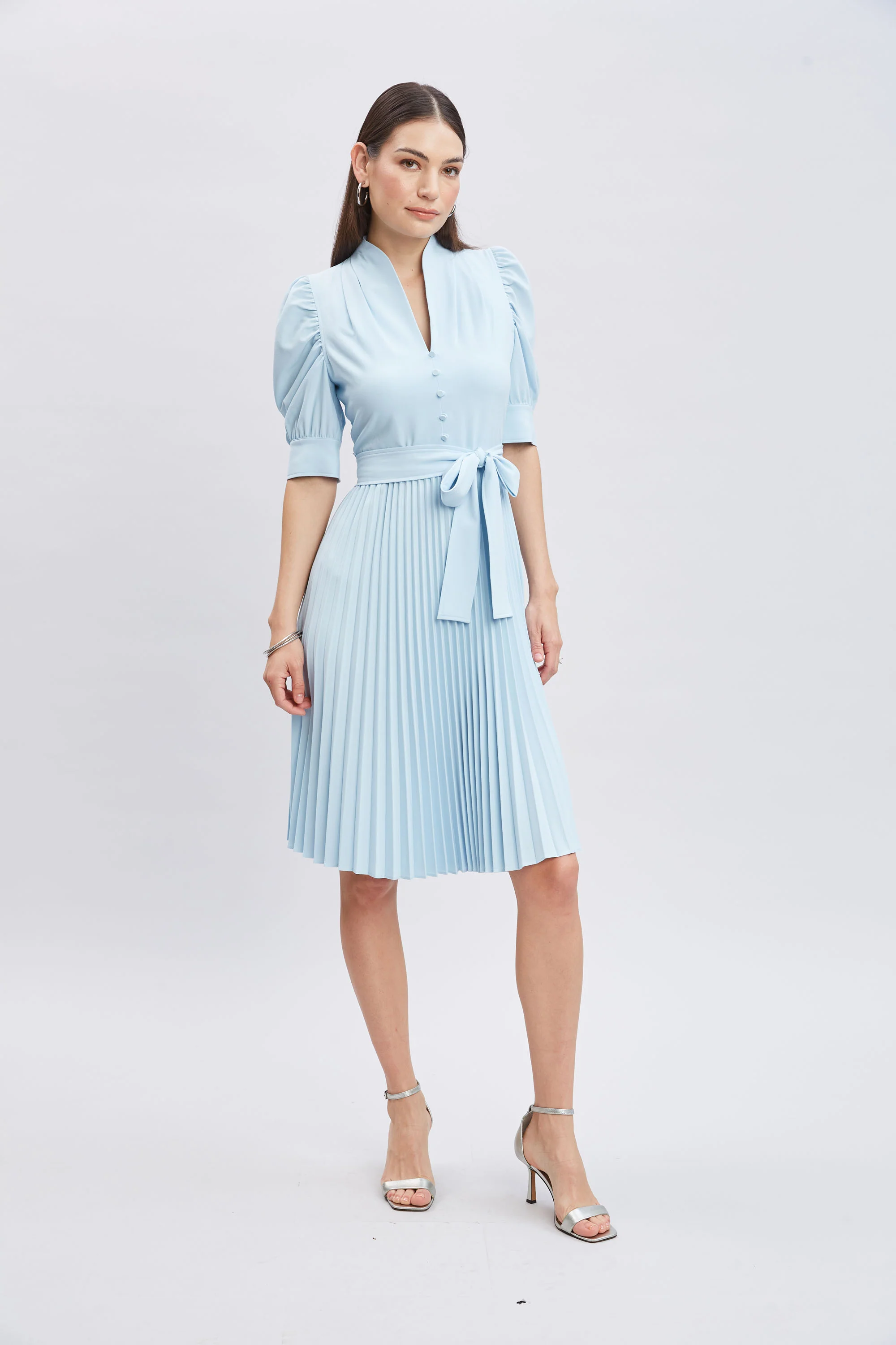 Pleated Contour Dress - Image 5