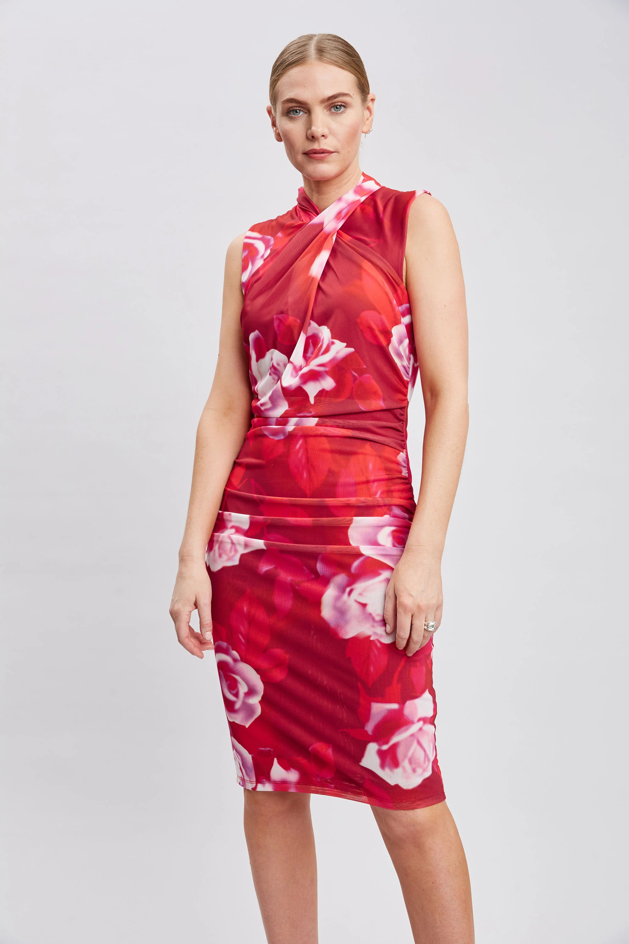 Moulin Rouge Twist Neck Dress - Image 3