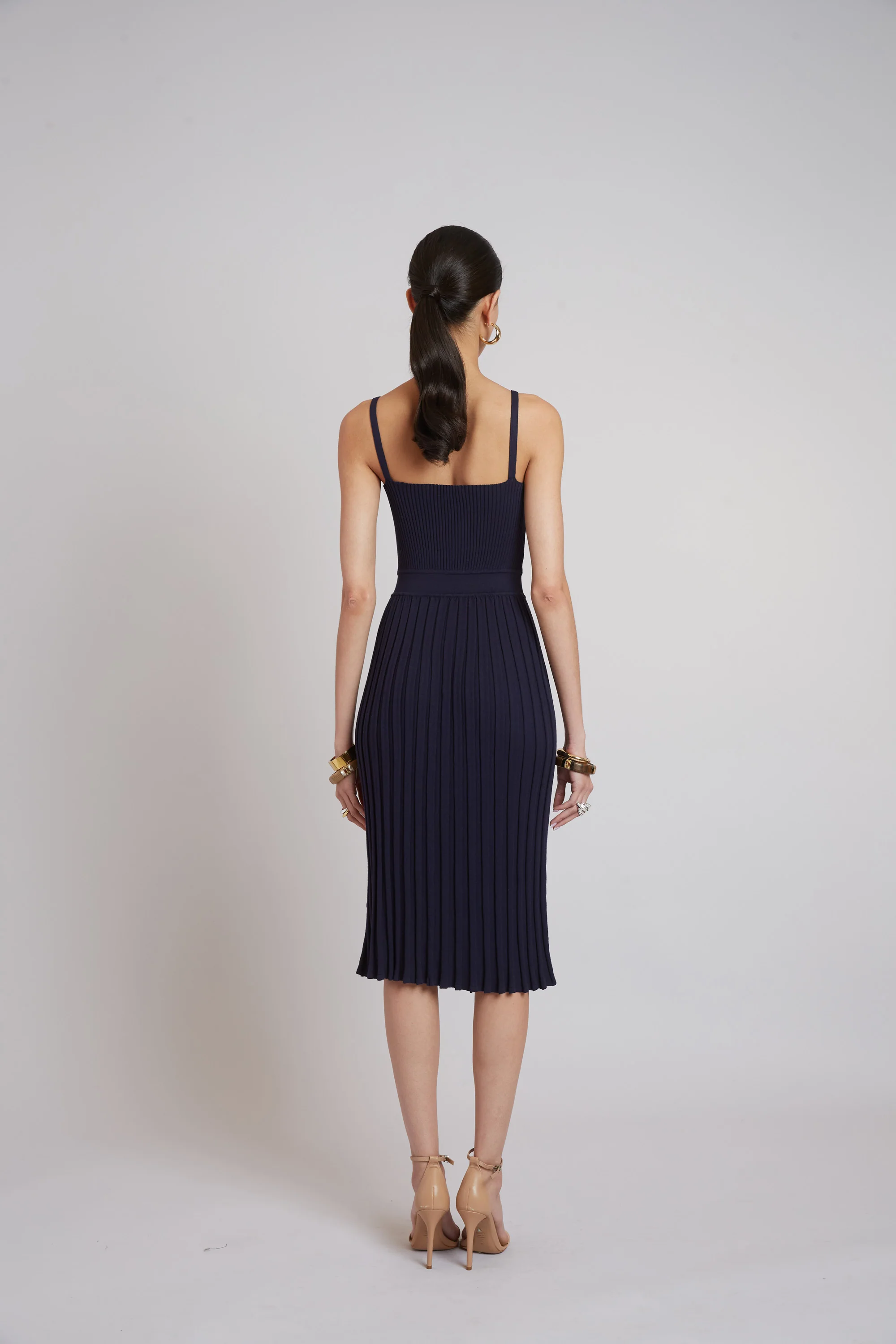 Rib Knit Dress - Image 3