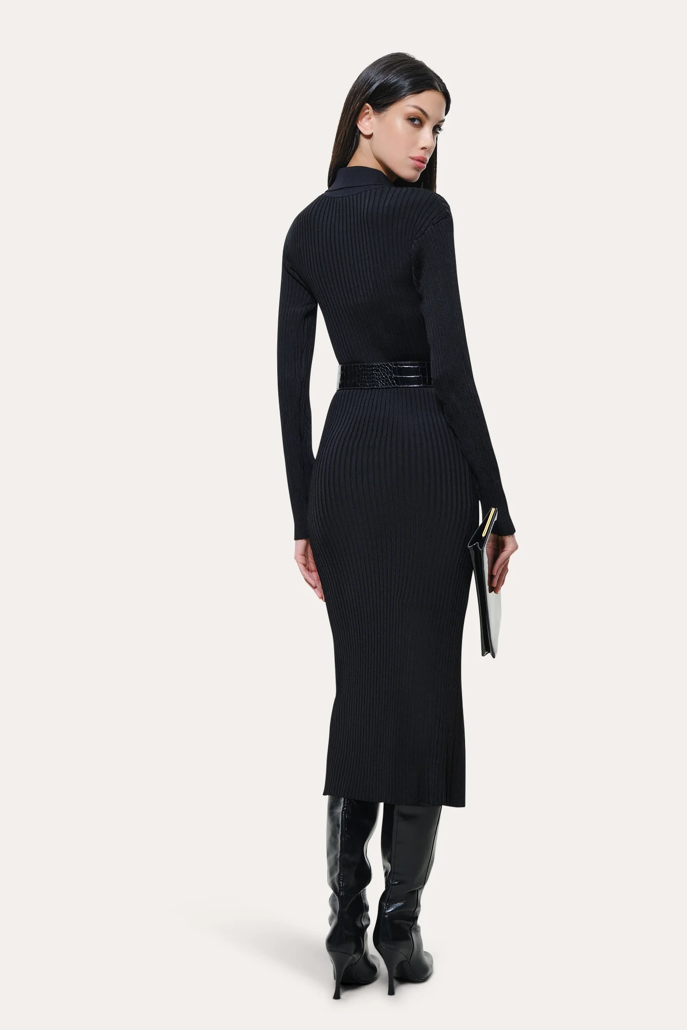 Roxanne Ribbed Duster Dress - Image 4