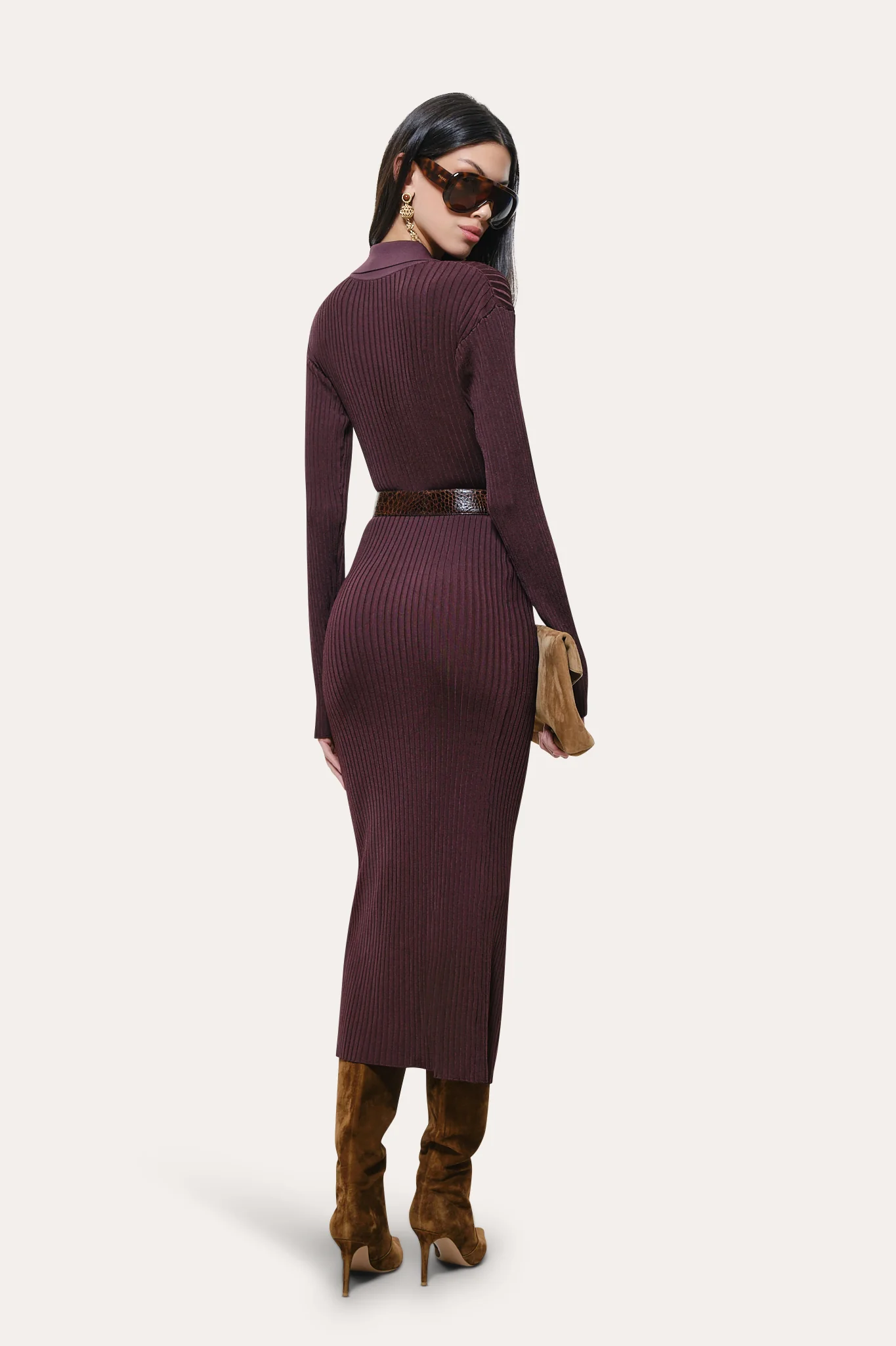 Roxanne Ribbed Duster Dress - Image 4