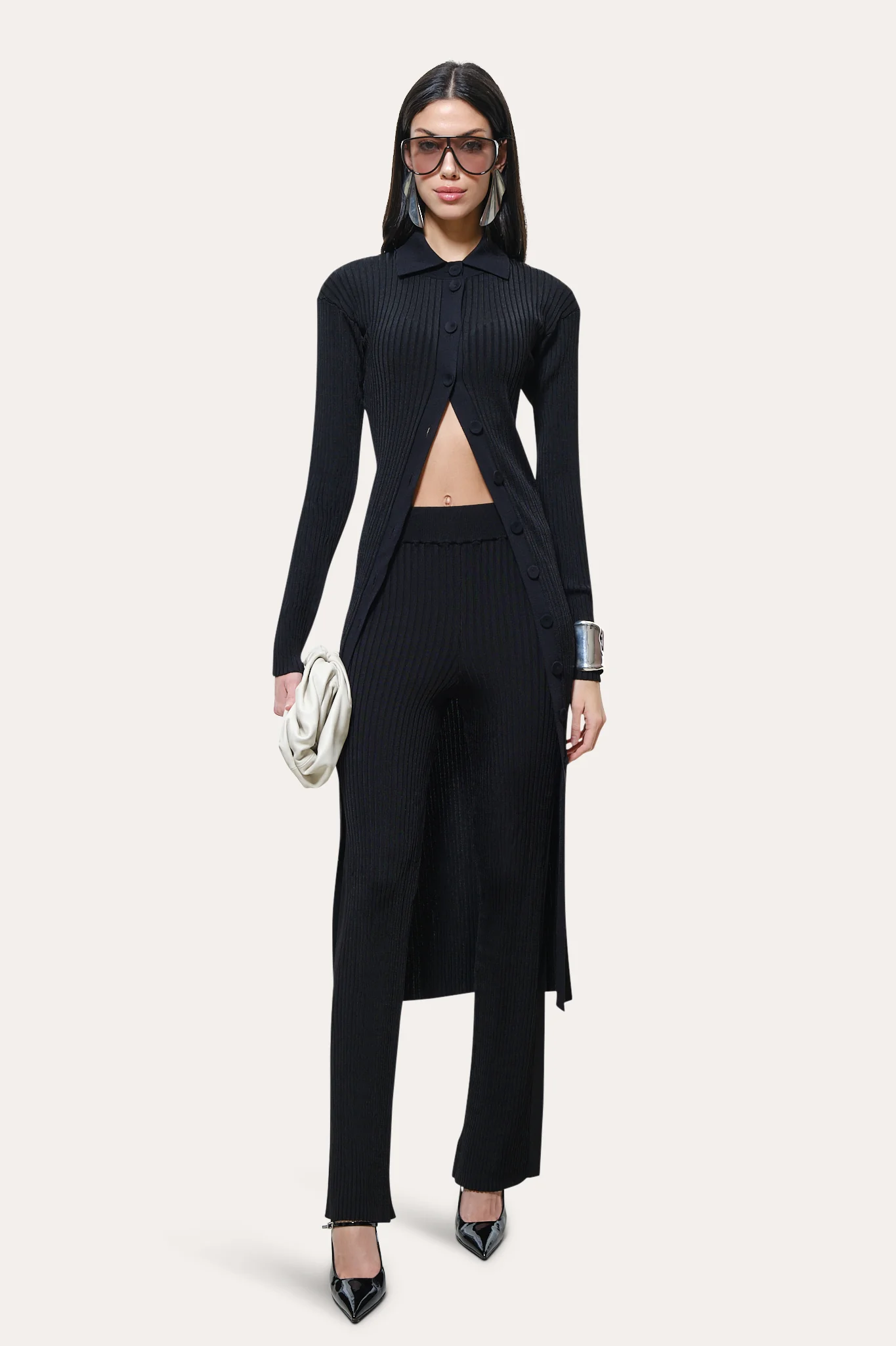 Roxanne Ribbed Flare Pant