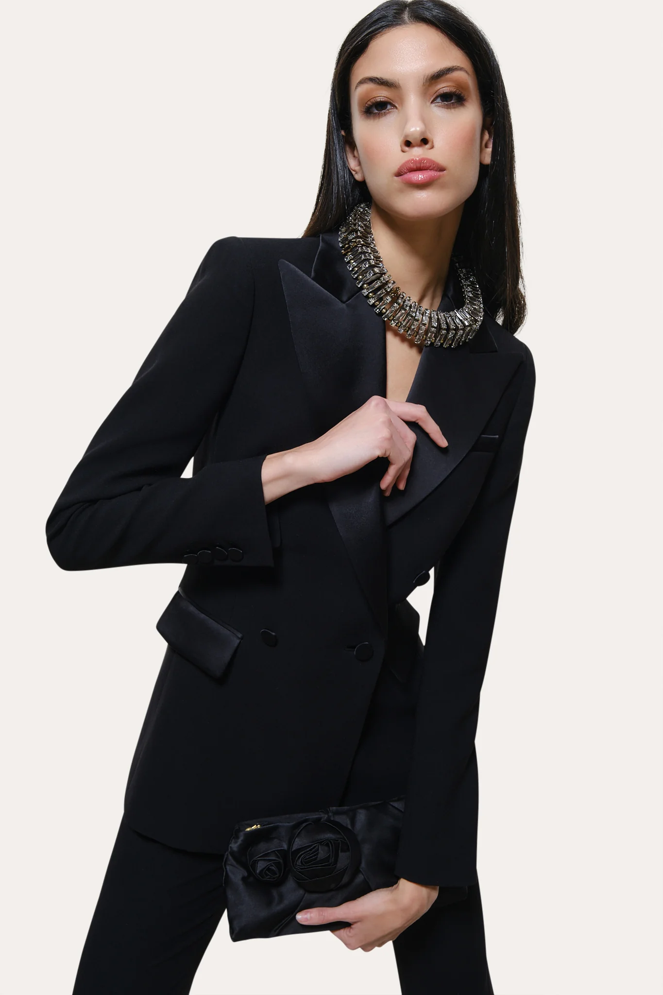 Roxy Japanese Crepe Tuxedo Jacket - Image 7