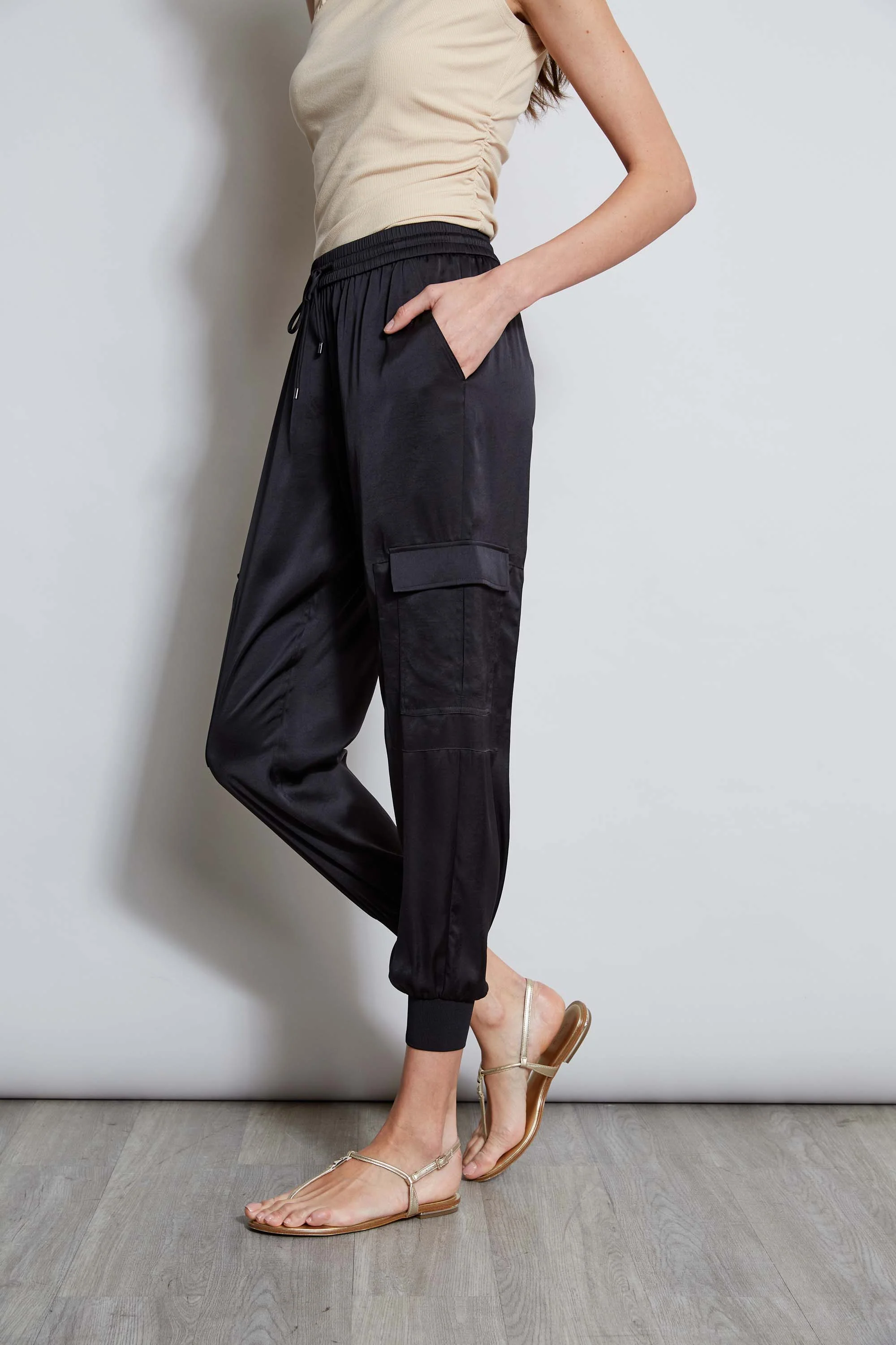 Satin Cargo Pant - Image 3