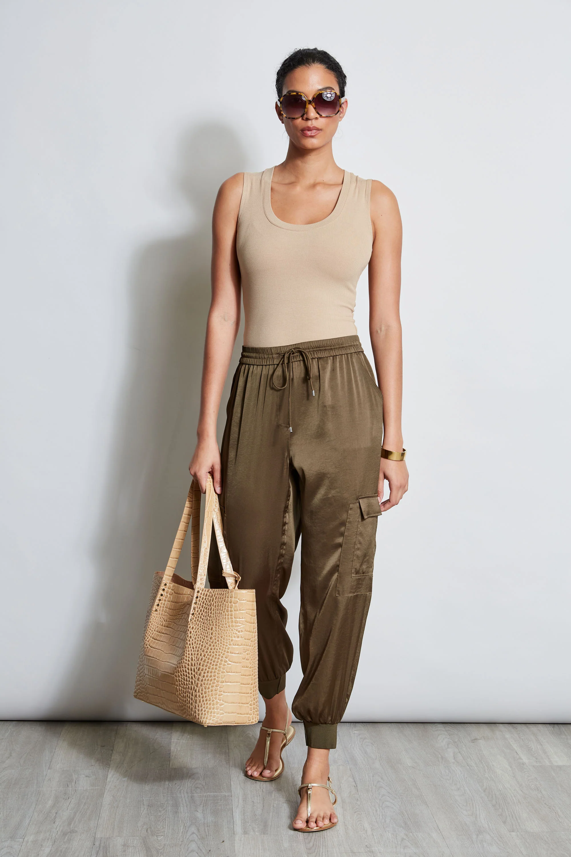 Satin Cargo Pant - Image 2