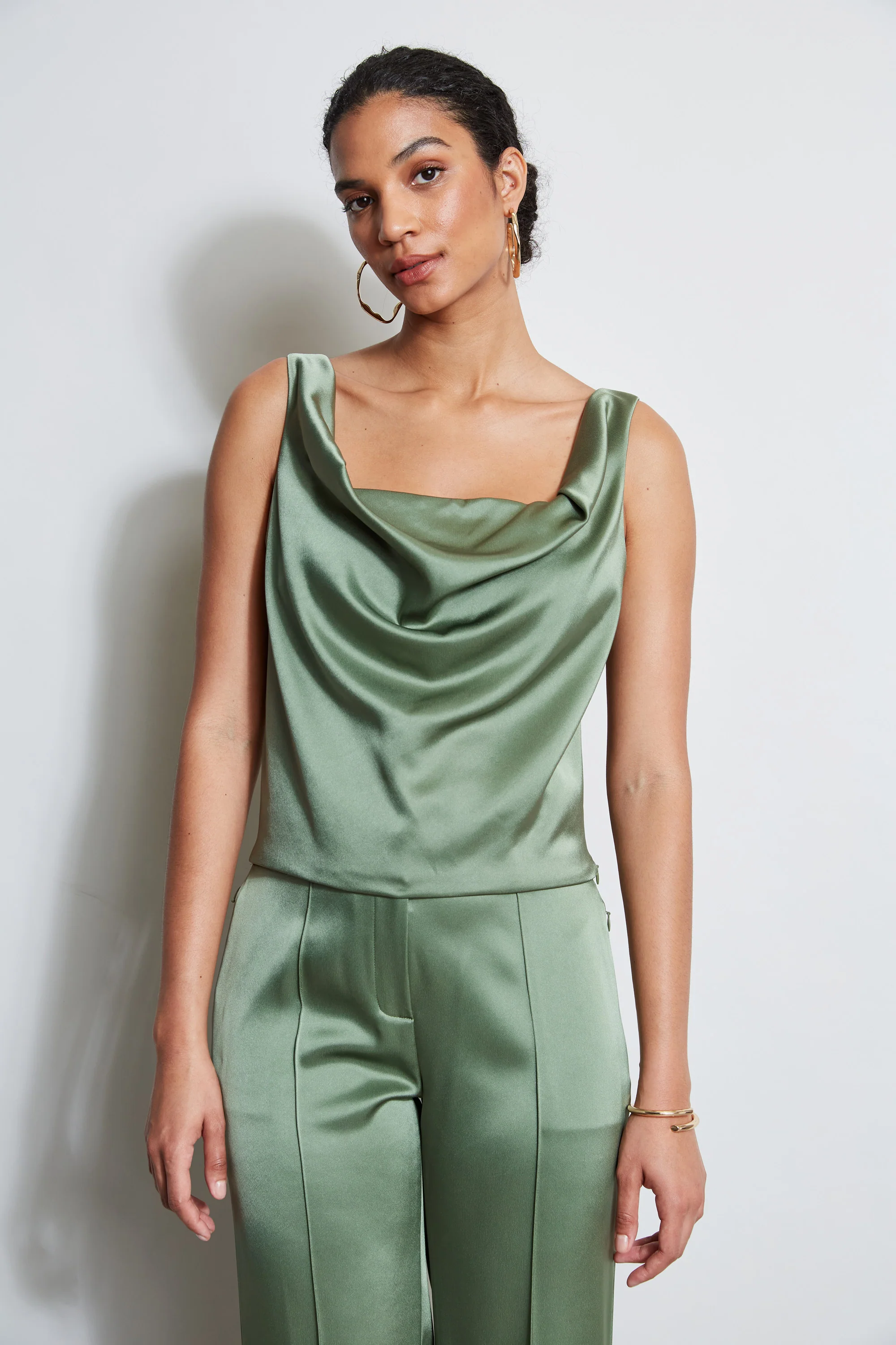 Satin Cowl Cami - Image 3