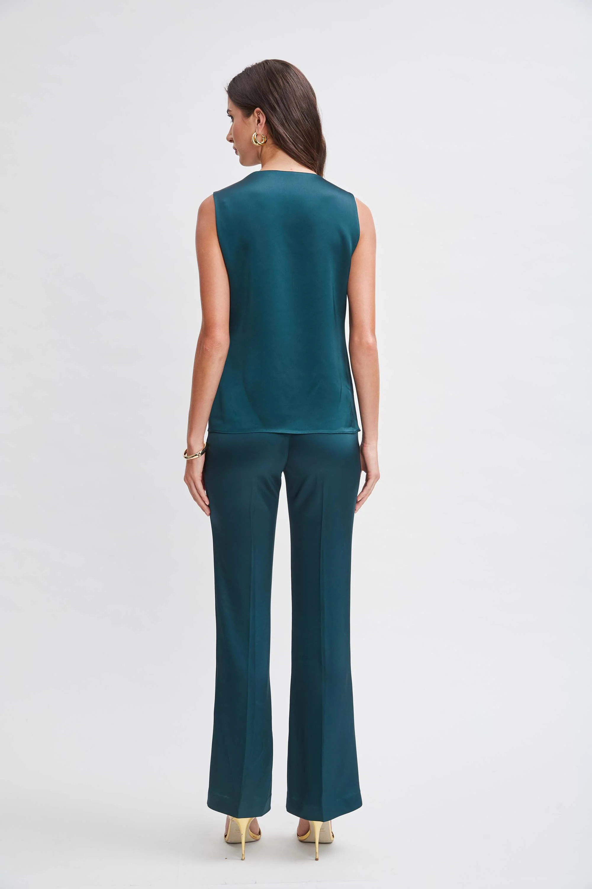 Satin Cowl Top - Image 5