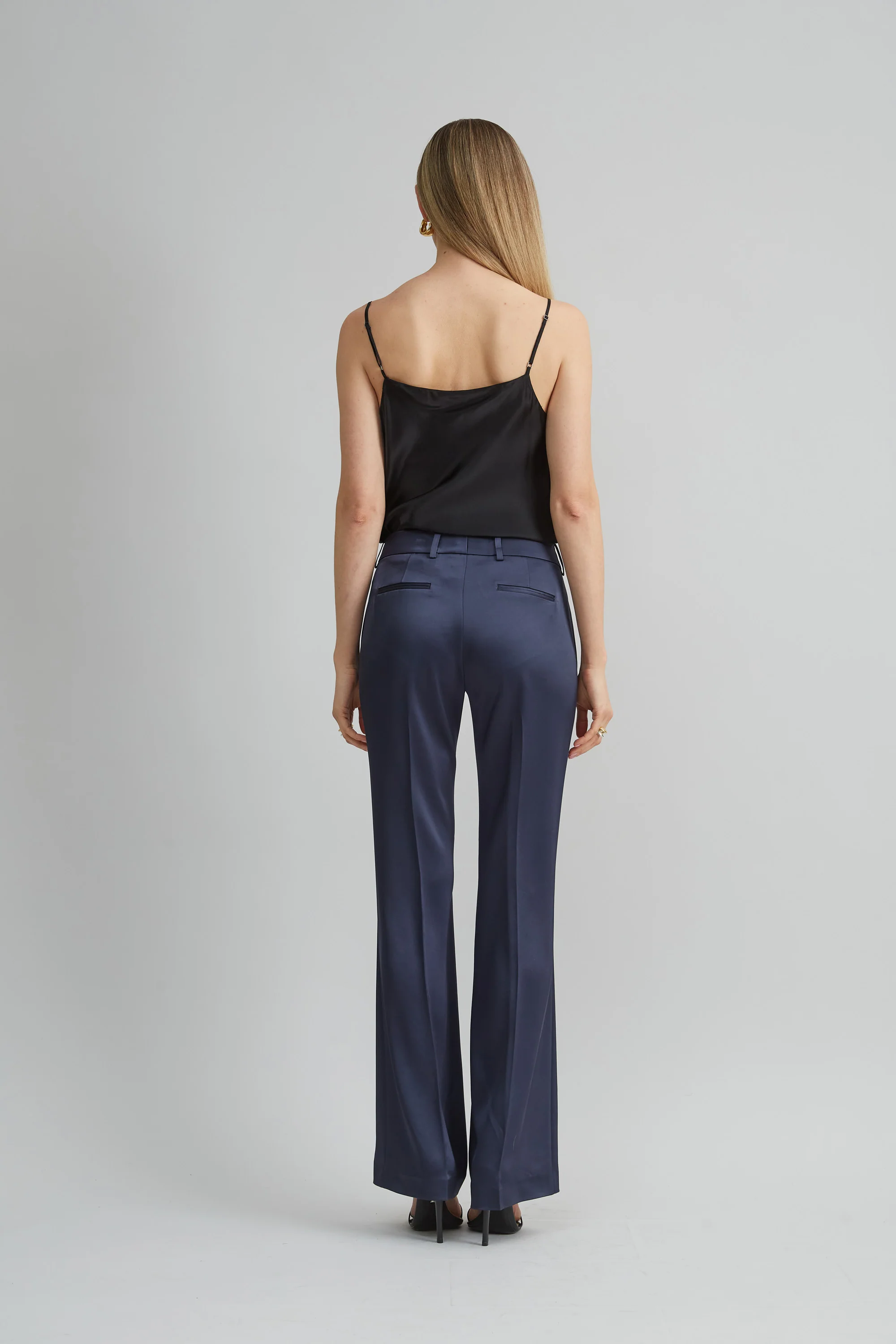 Satin Fit & Flare Pant - Image 5