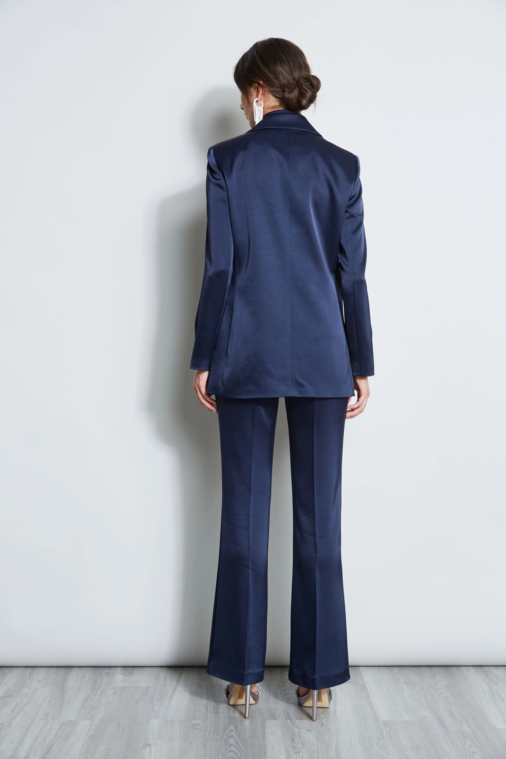 Satin Boyfriend Blazer - Image 4