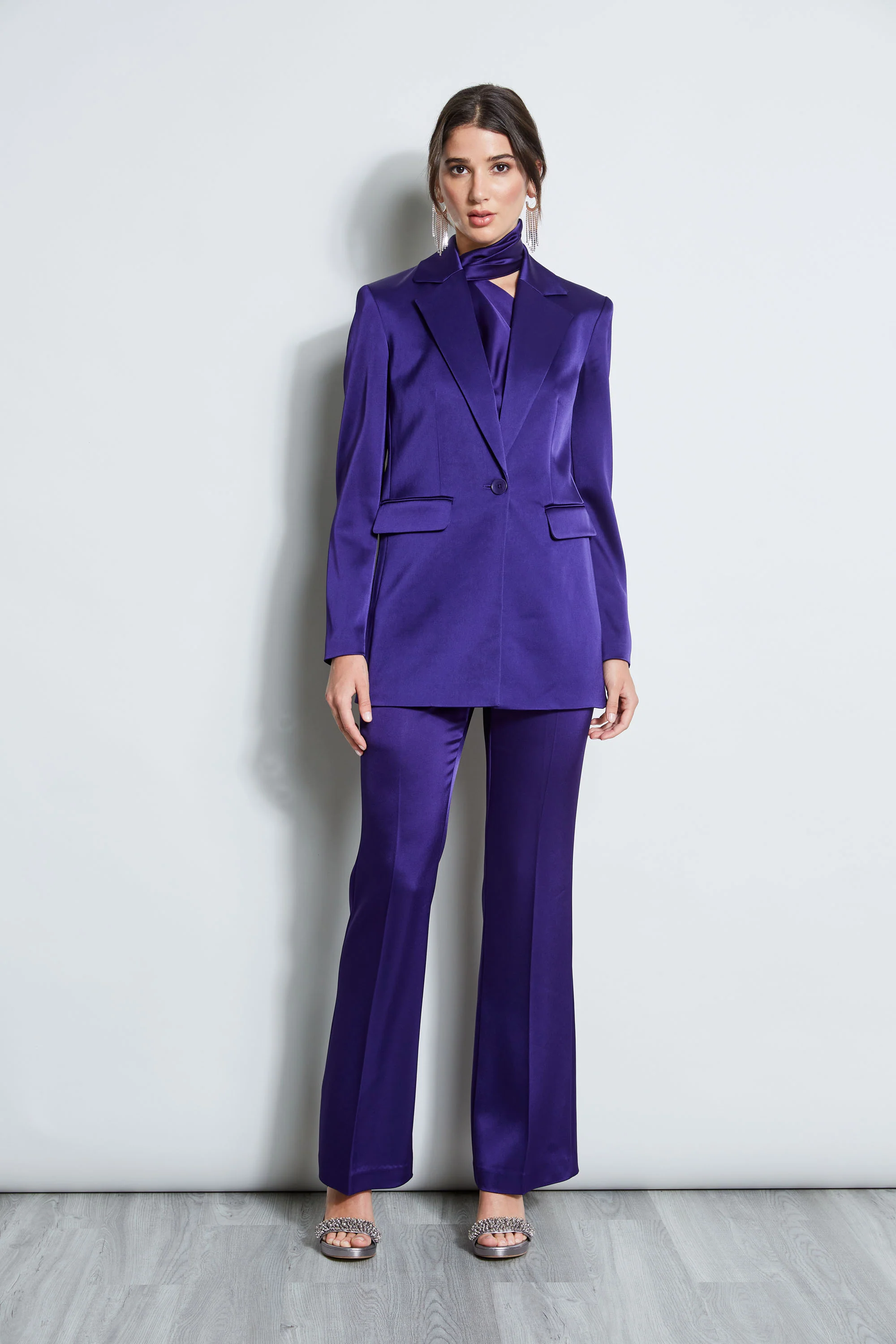 Satin Boyfriend Blazer - Image 3
