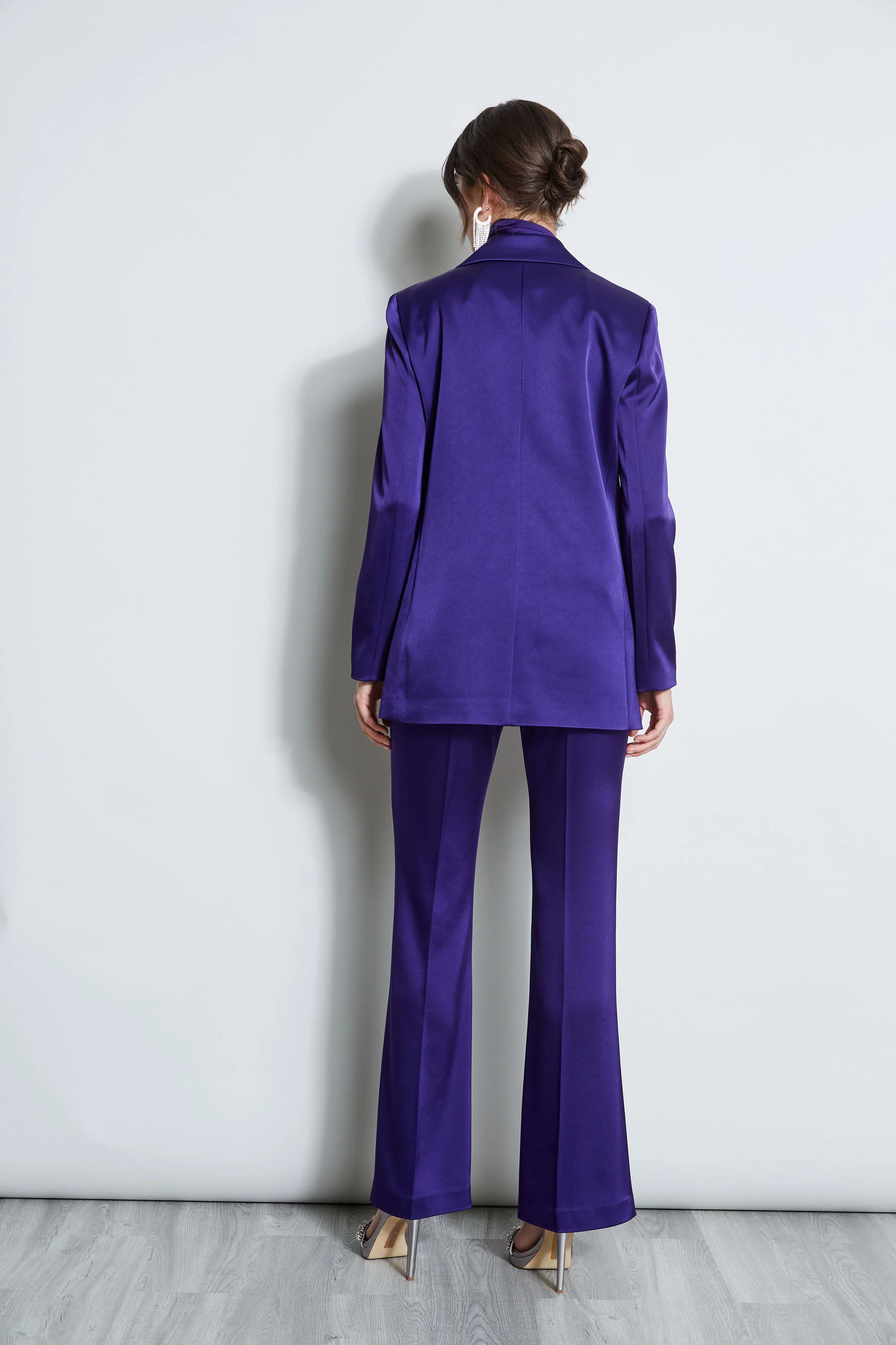 Satin Boyfriend Blazer - Image 5