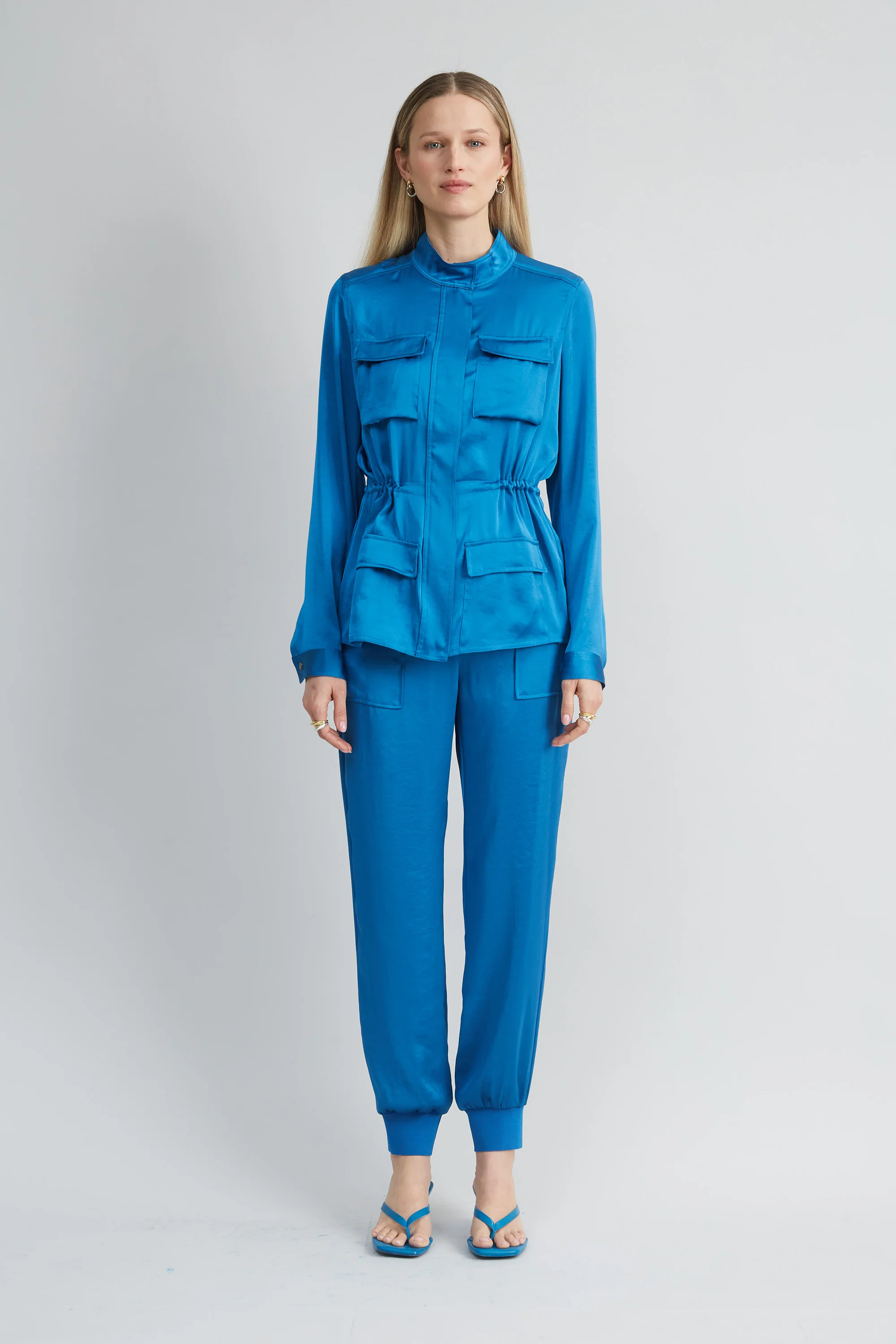 Satin Utility Jacket - Image 2