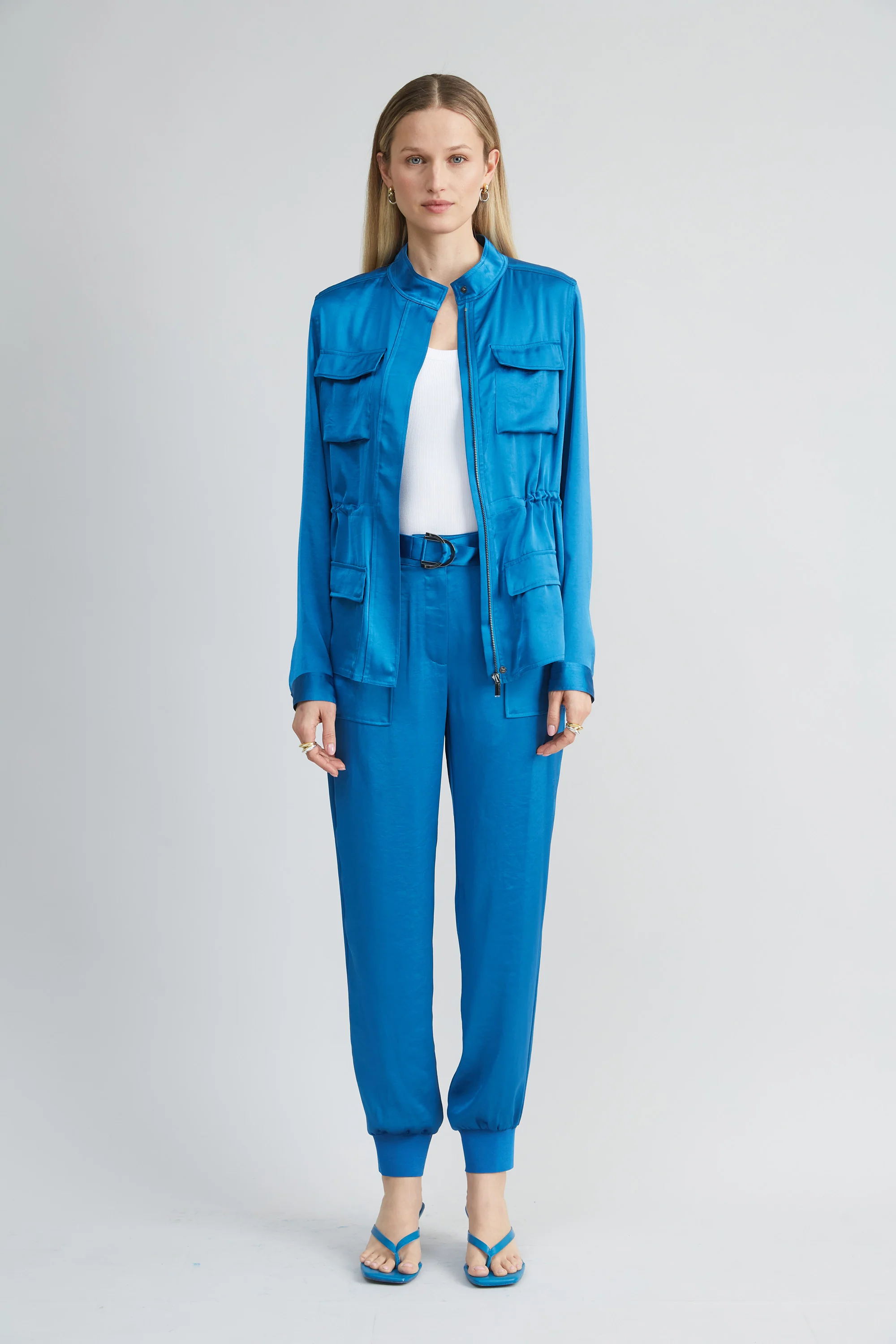 Satin Utility Jacket - Image 4