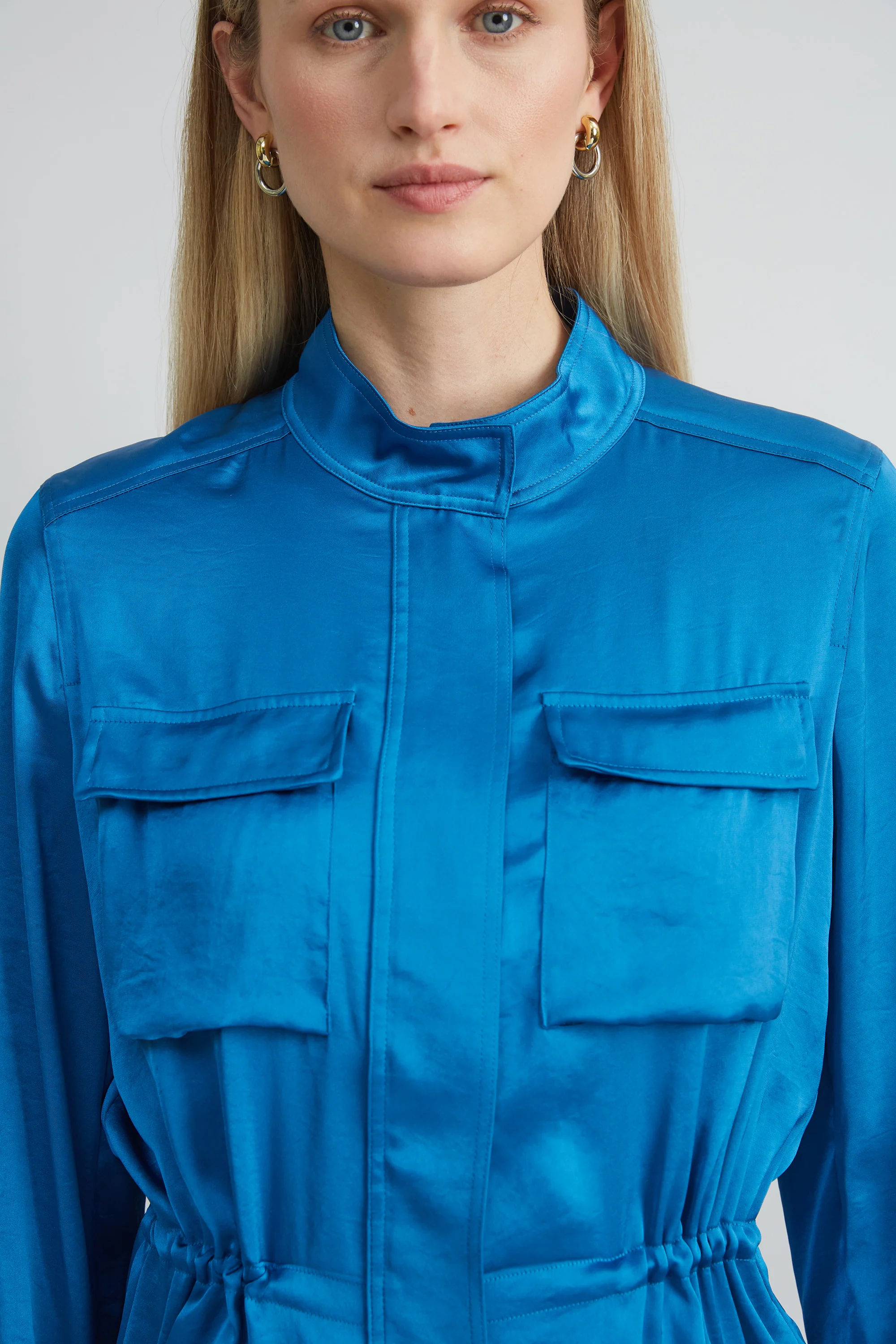 Satin Utility Jacket - Image 5