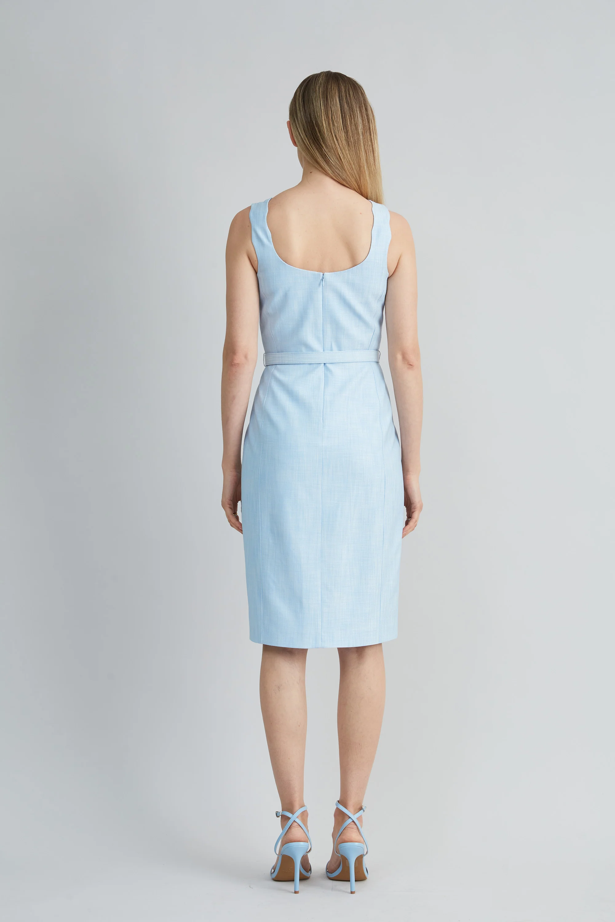 Scallop Melange Dress - Image 5