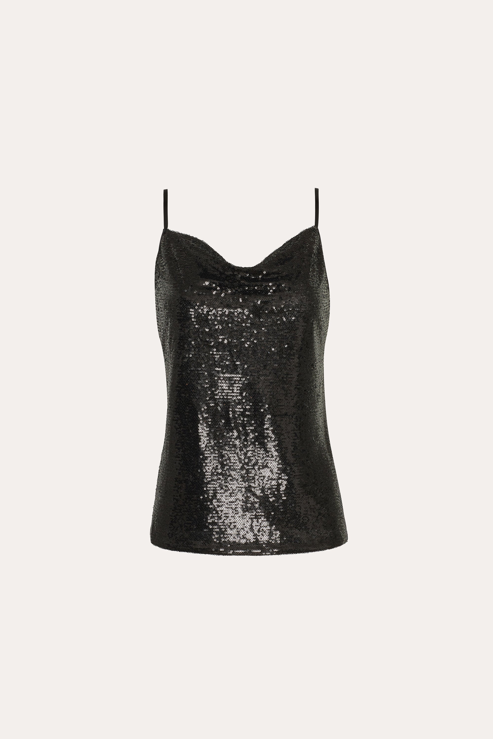 Sequined Draped Camisole - Image 2
